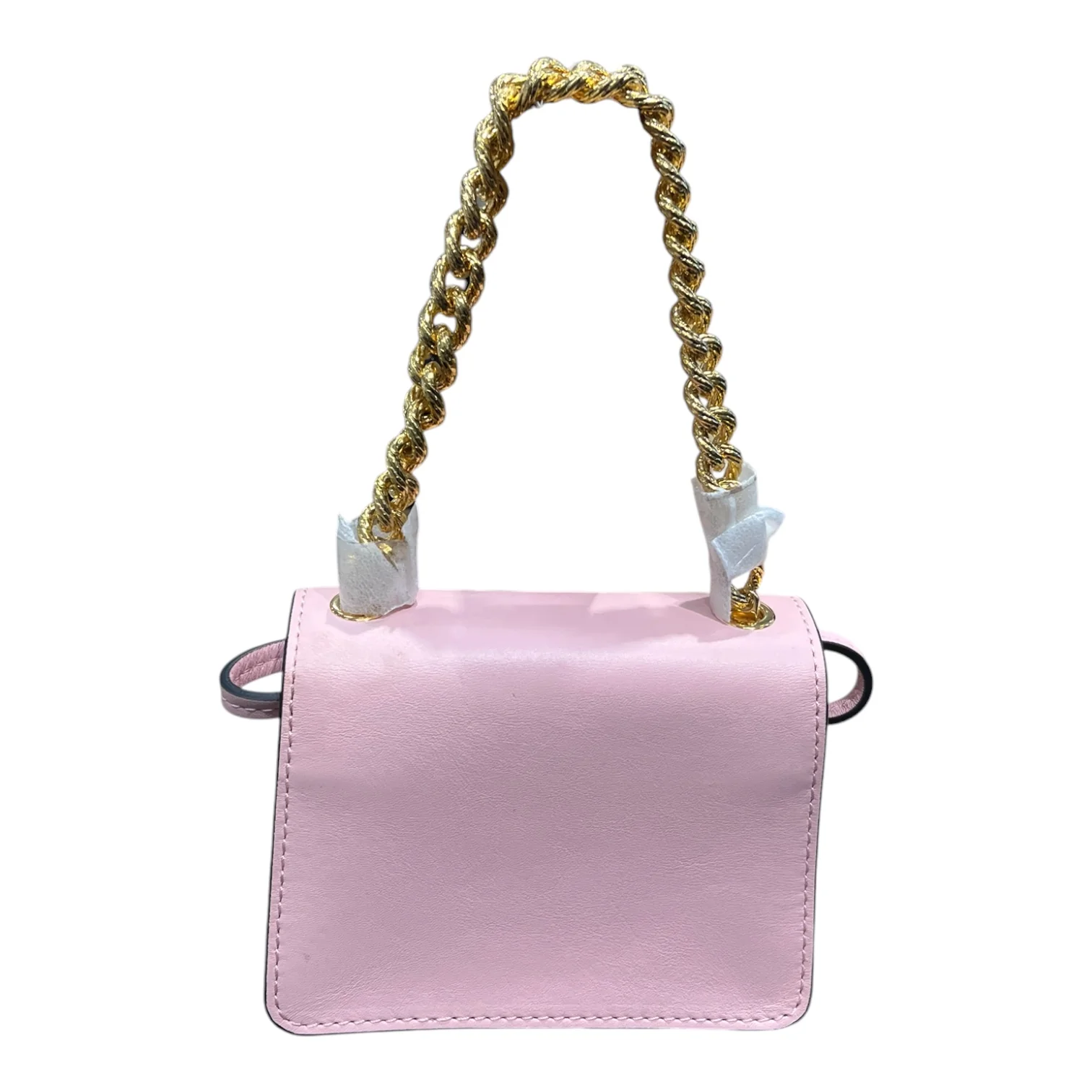MOSCHINO/Cross Body Bag/Leather/PNK/Hanging Charm Logo