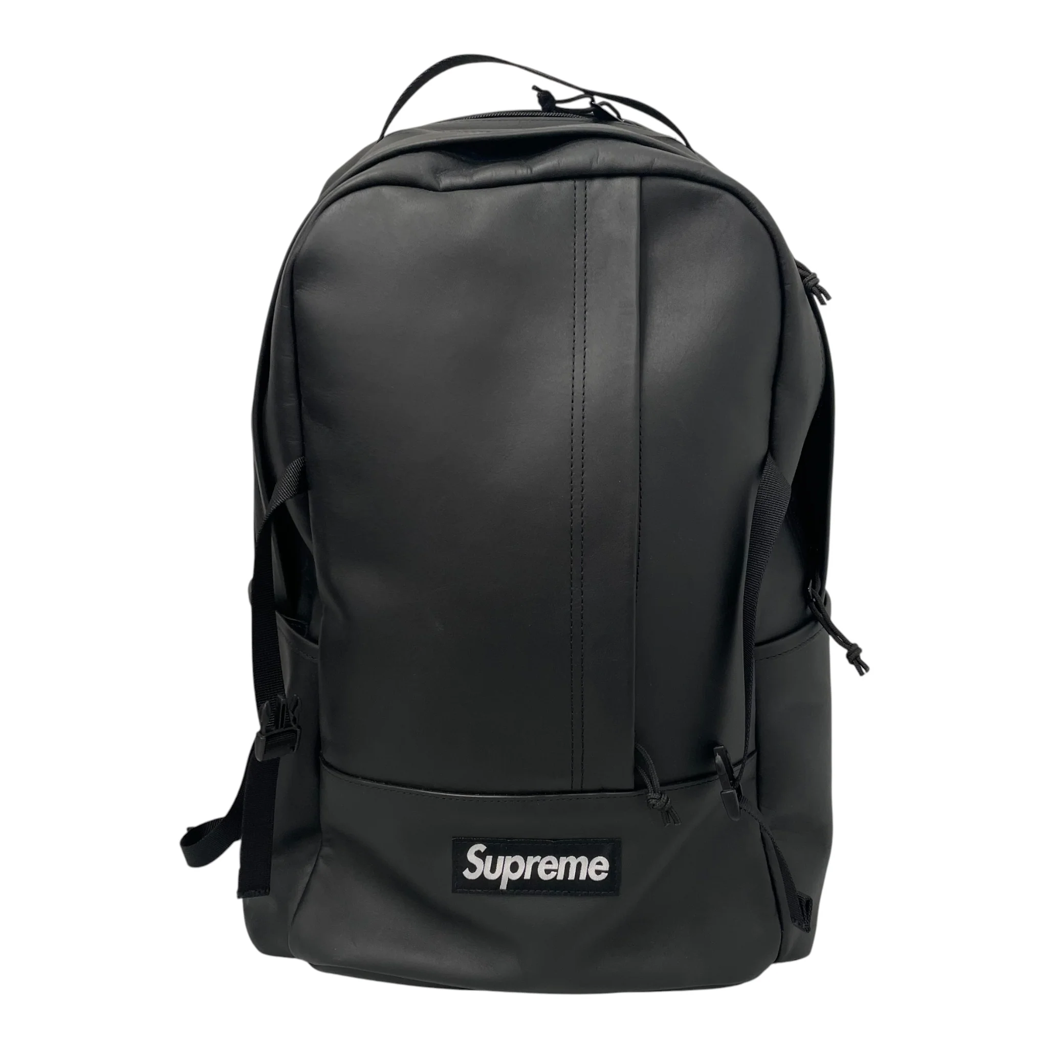 Supreme/Backpack/Leather/BLK/