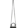 BALENCIAGA/Cross Body Bag/Leather/SLV/PATENT HOURGLASS MINI
