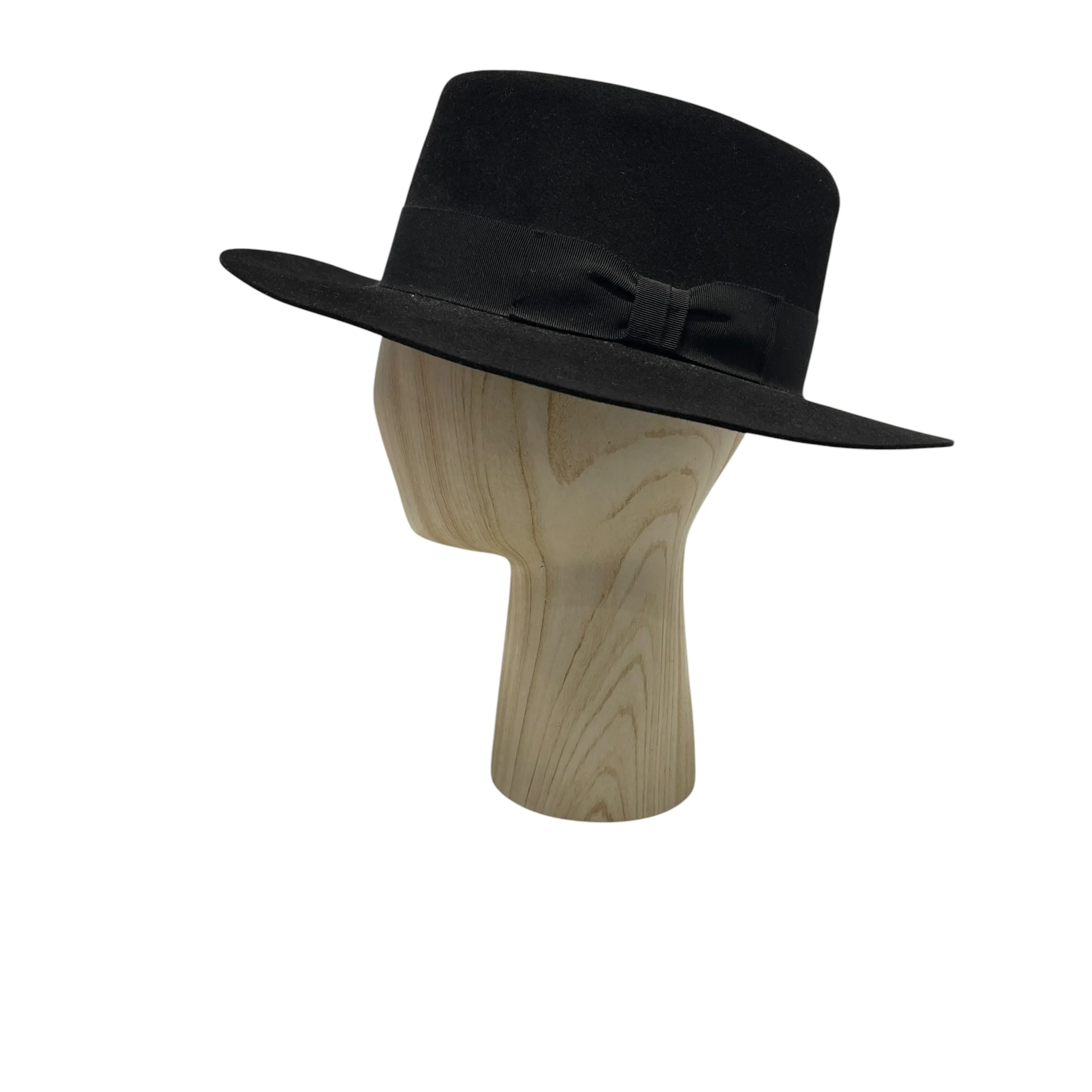 SAINT LAURENT/Hat/BLK/RABBIT FELT