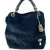 LOUIS VUITTON/Bag/Monogram/Suede/BLK/AW 2006
