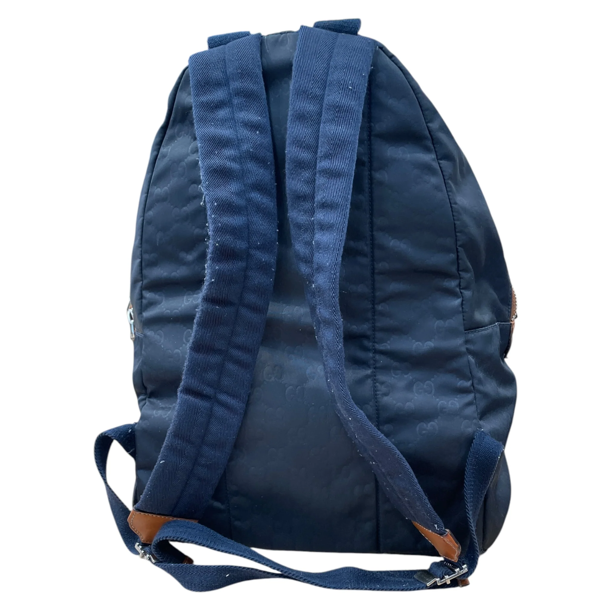 GUCCI/Backpack/Nylon/NVY/GG nylon backpack brwn details