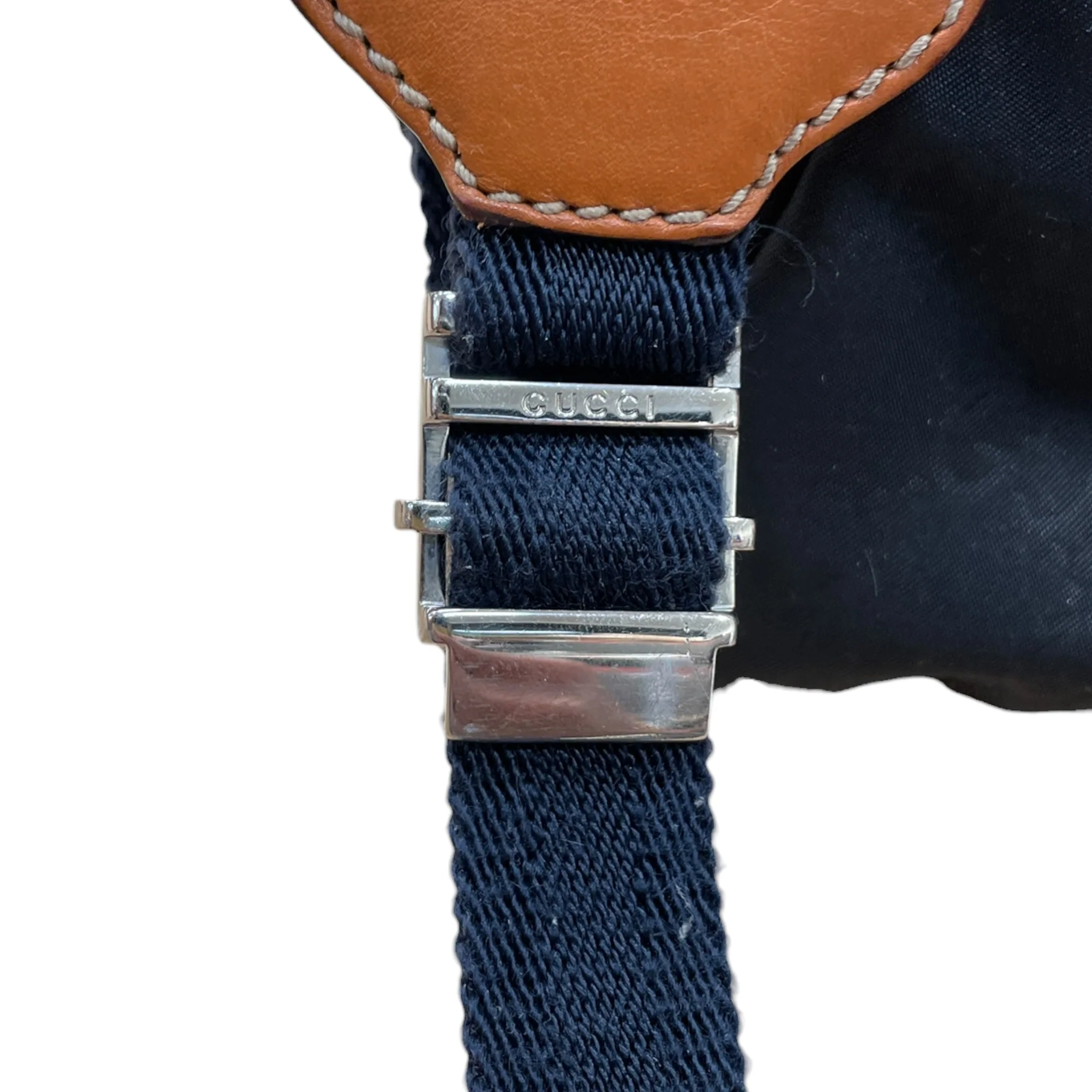 GUCCI/Backpack/Nylon/NVY/GG nylon backpack brwn details