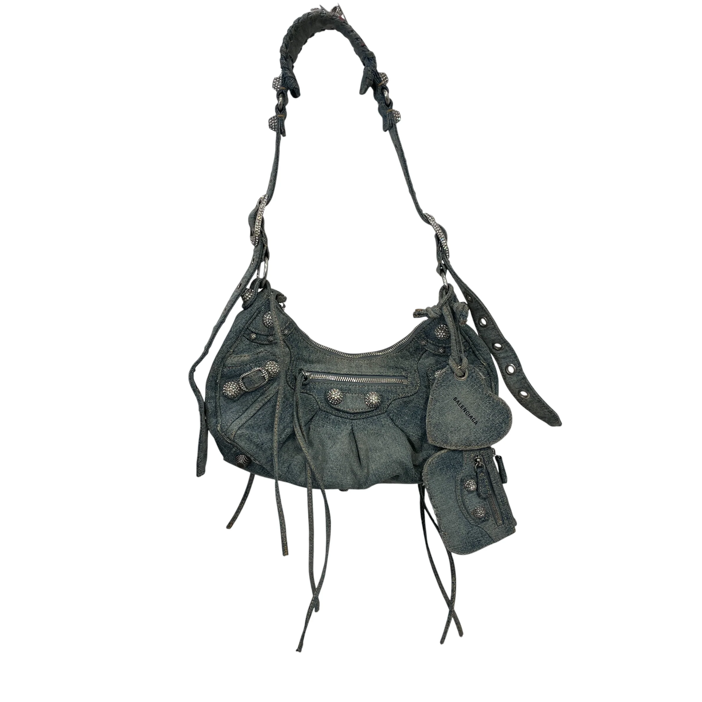 BALENCIAGA/Bag/Denim/IDG/BALENCIAGA LE CAGOLE DENIM
