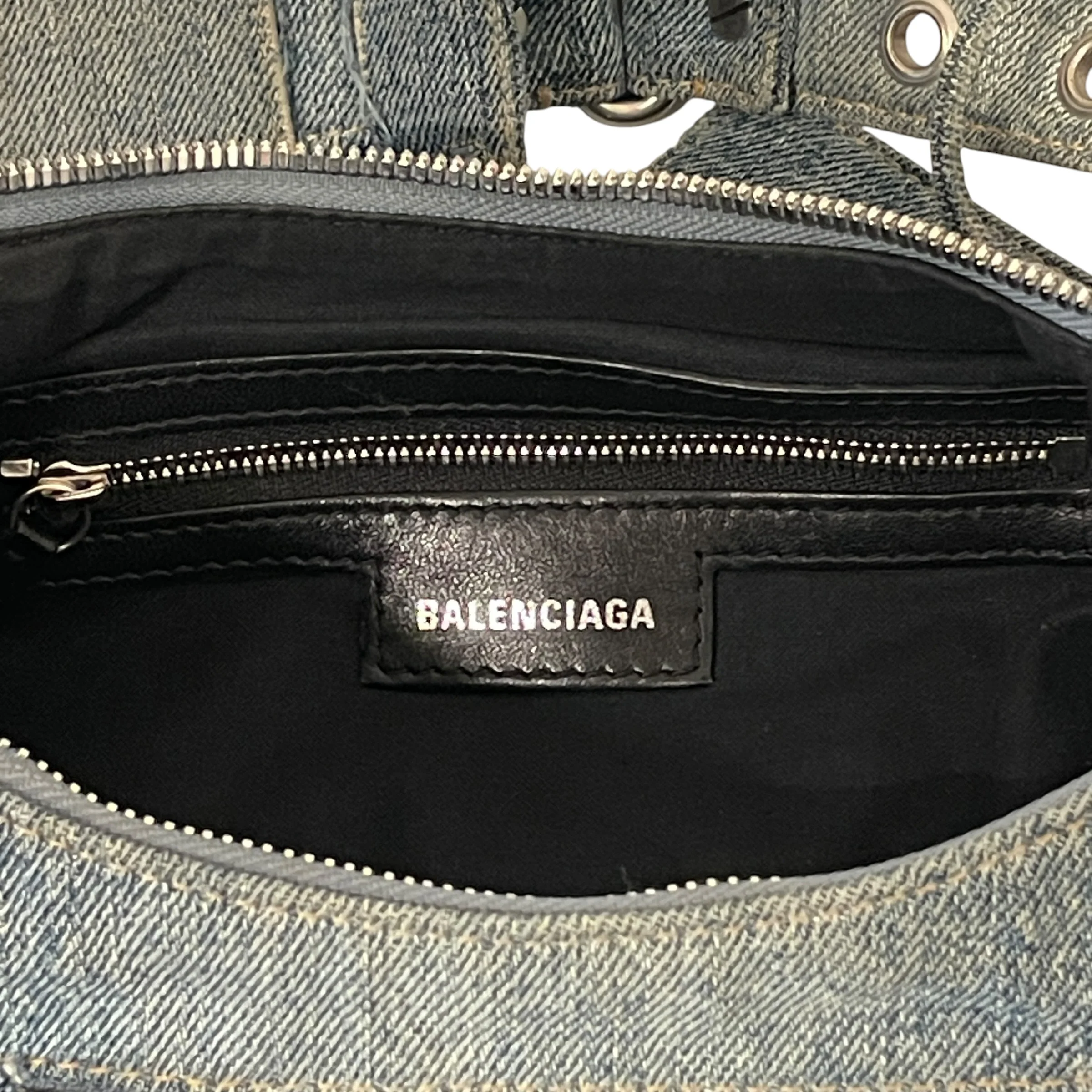 BALENCIAGA/Bag/Denim/IDG/BALENCIAGA LE CAGOLE DENIM