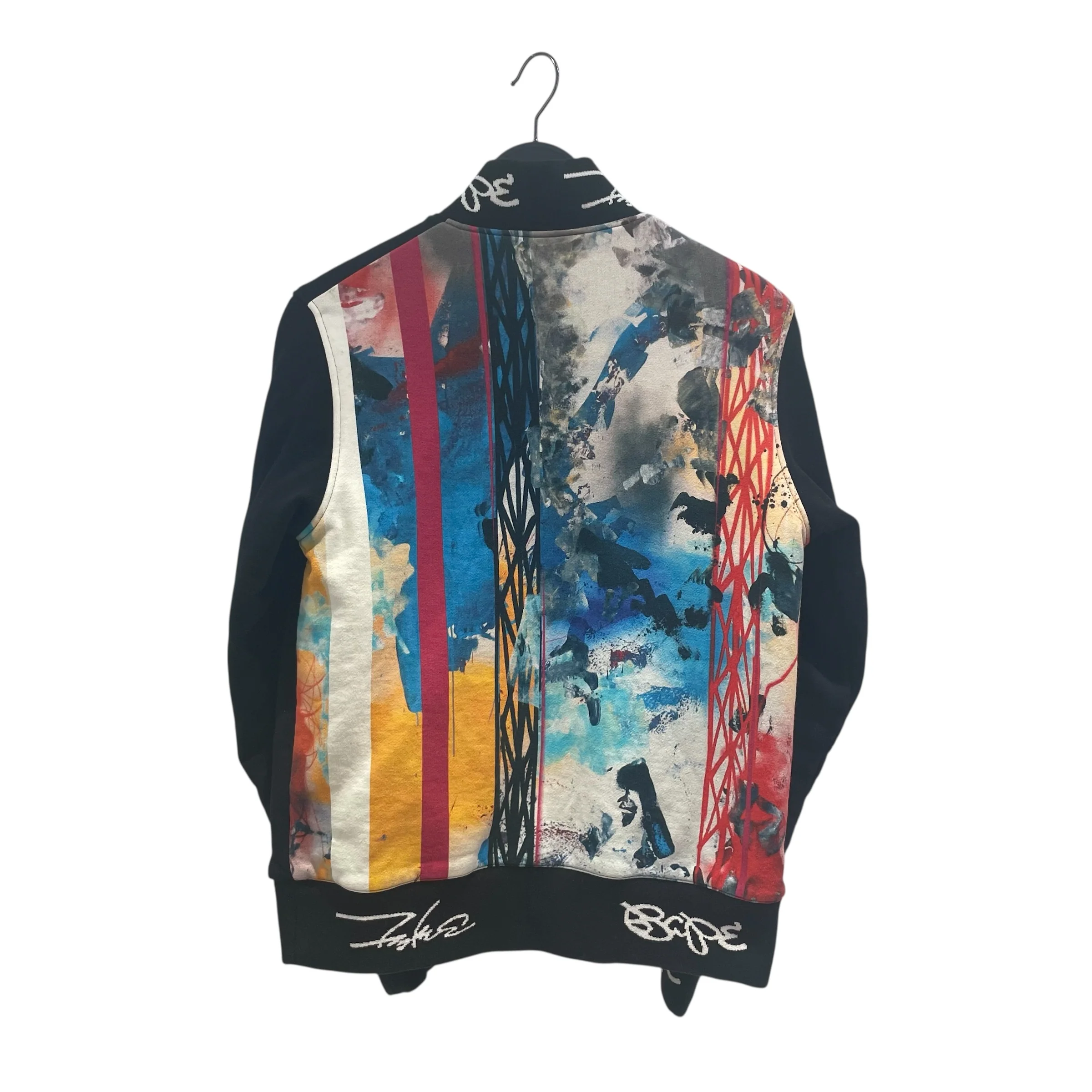 175-a-bathing-ape-jacket-l-cotton-blk-bape-jkt-patches-flag-2.webp A BATHING APE/Jacket/L/Cotton/BLK/BAPE JKT PATCHES FLAG