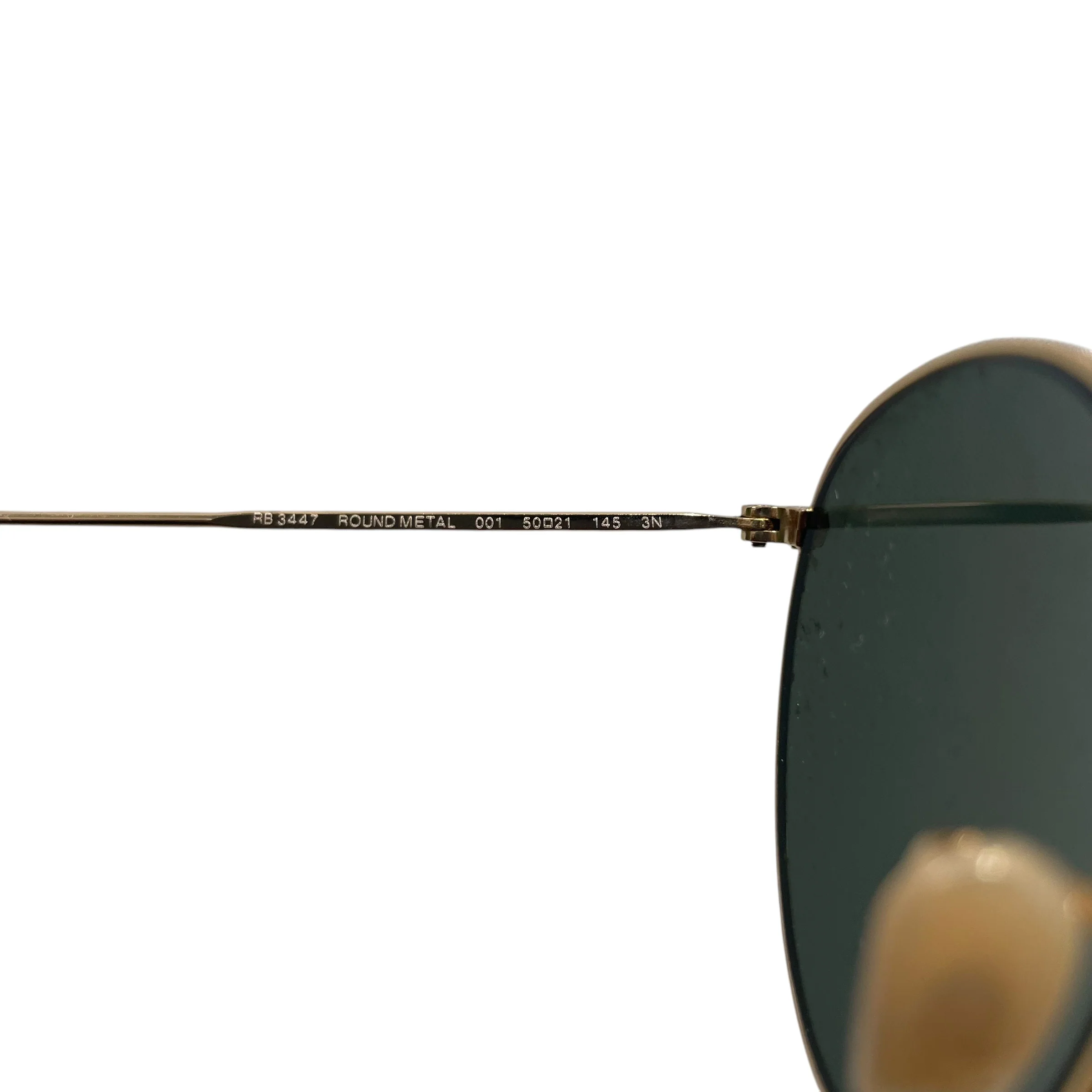 Ray-Ban/Sunglasses/Metal/BLK/ROUND METAL SUNGLASSES