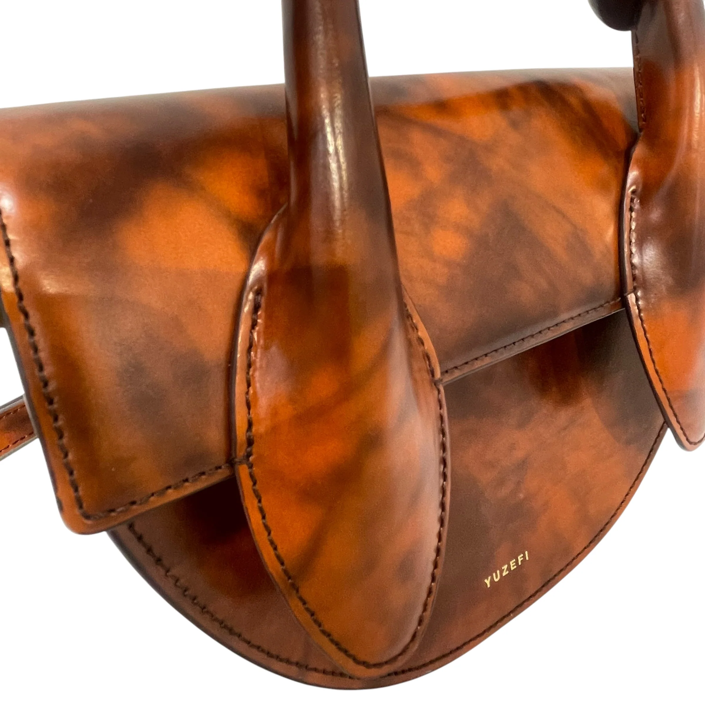 YUZEFI/Cross Body Bag/Graphic/Faux Leather/BRW/Dolores