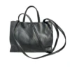 Telfar/Tote Bag/Faux Leather/BLK/SHMEDIUM SIZE