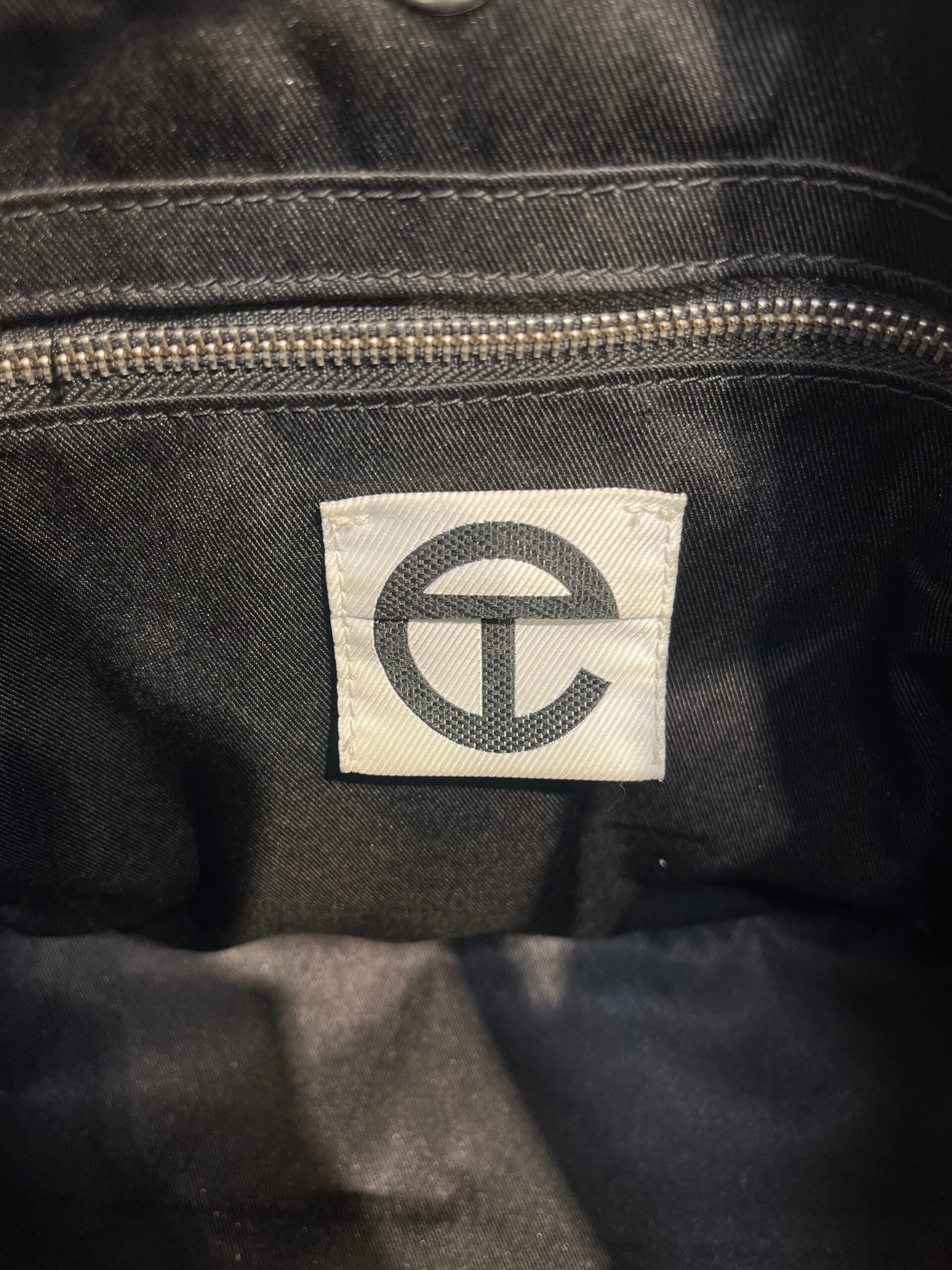 Telfar/Tote Bag/Faux Leather/BLK/SHMEDIUM SIZE
