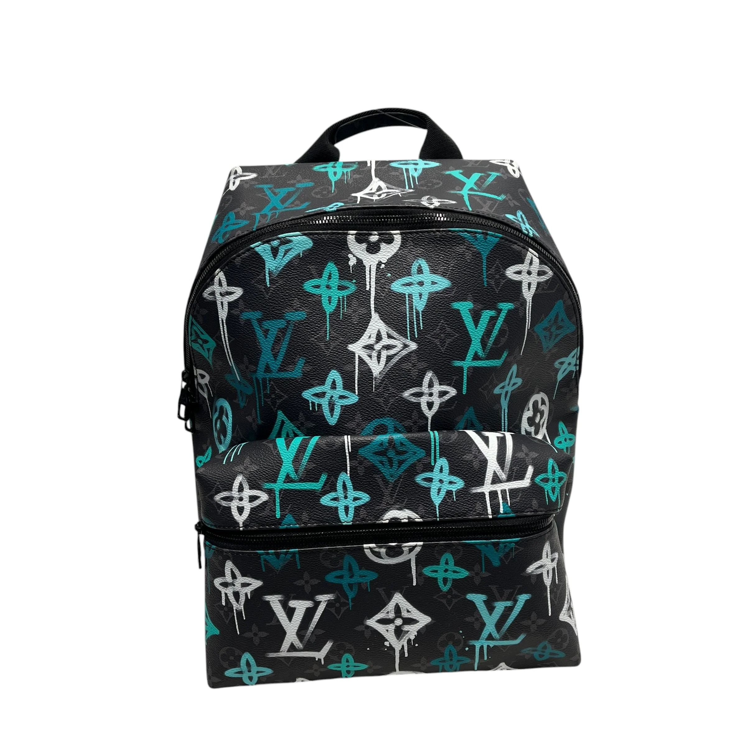 LOUIS VUITTON/Backpack/Monogram/Leather/GRY/discovery graffiti backpack