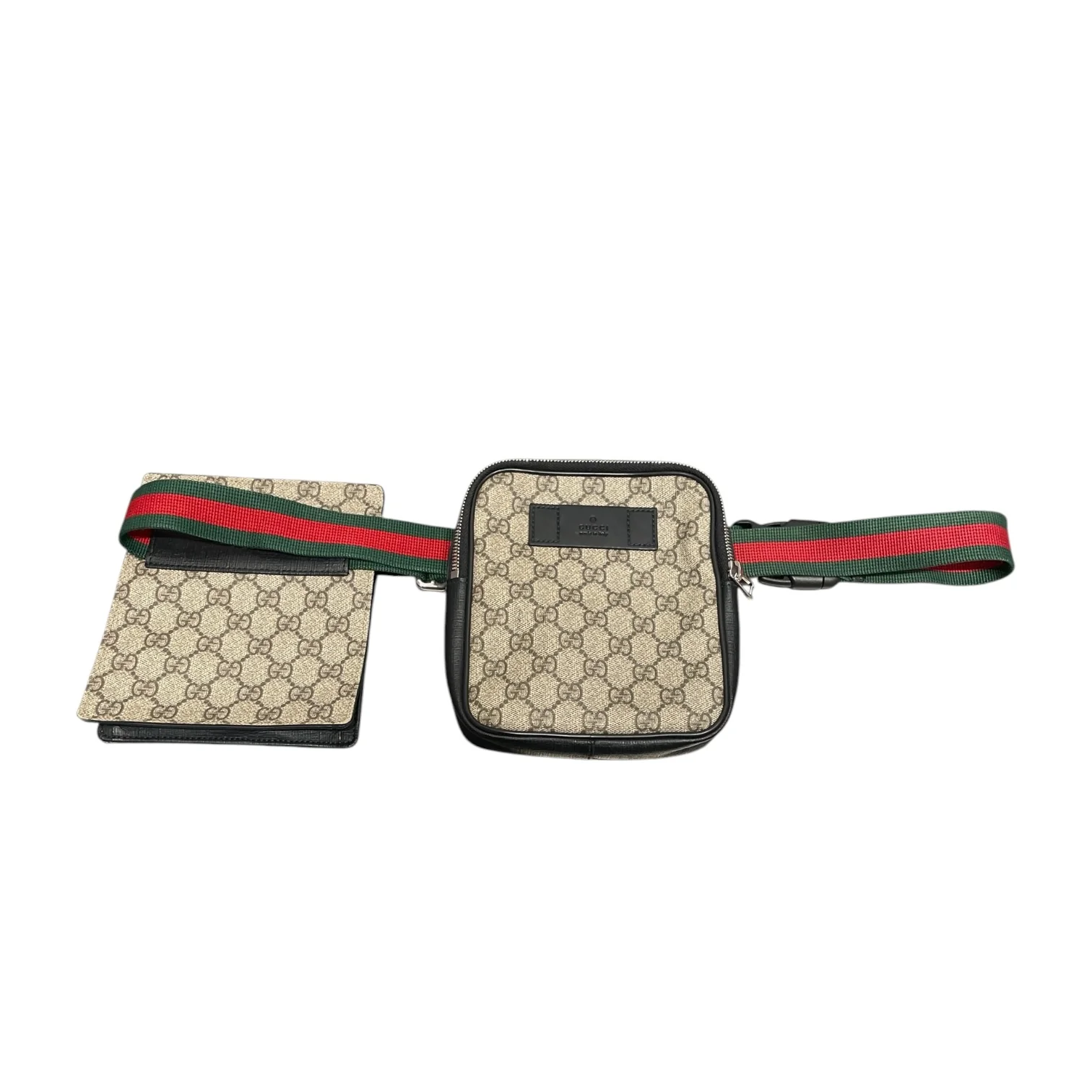 GUCCI/Cross Body Bag/KHK/missing pull tab