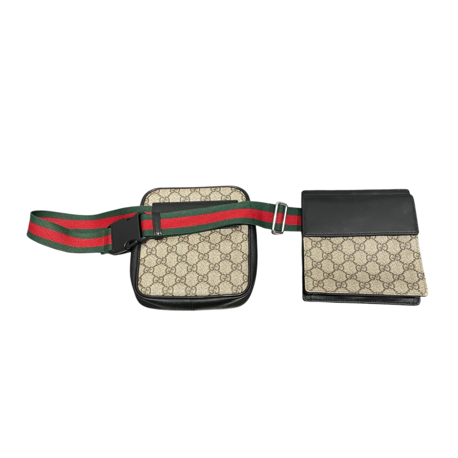 GUCCI/Cross Body Bag/KHK/missing pull tab