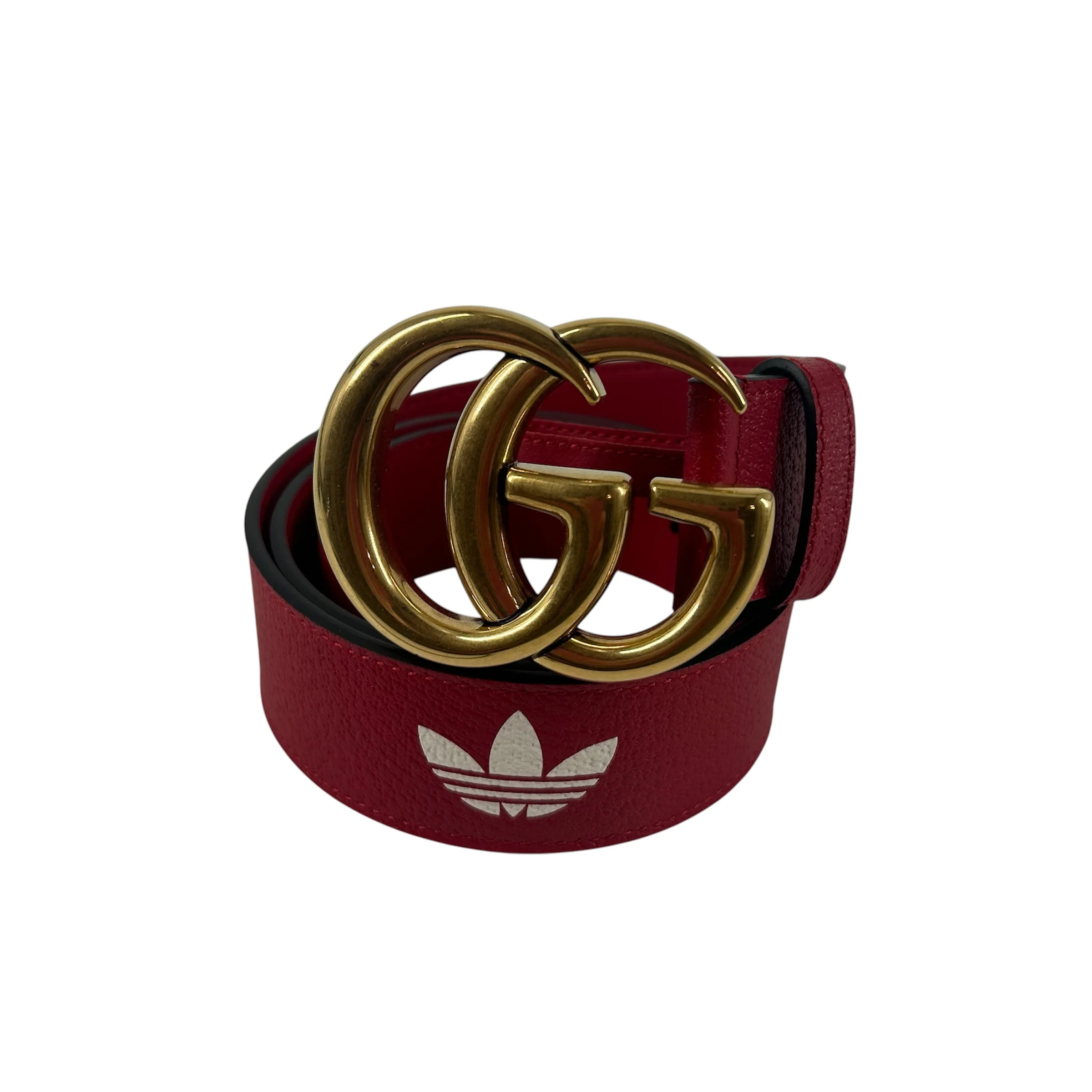GUCCI/adidas/Belt/Leather/RED/406831 u4dat 85 34 525040