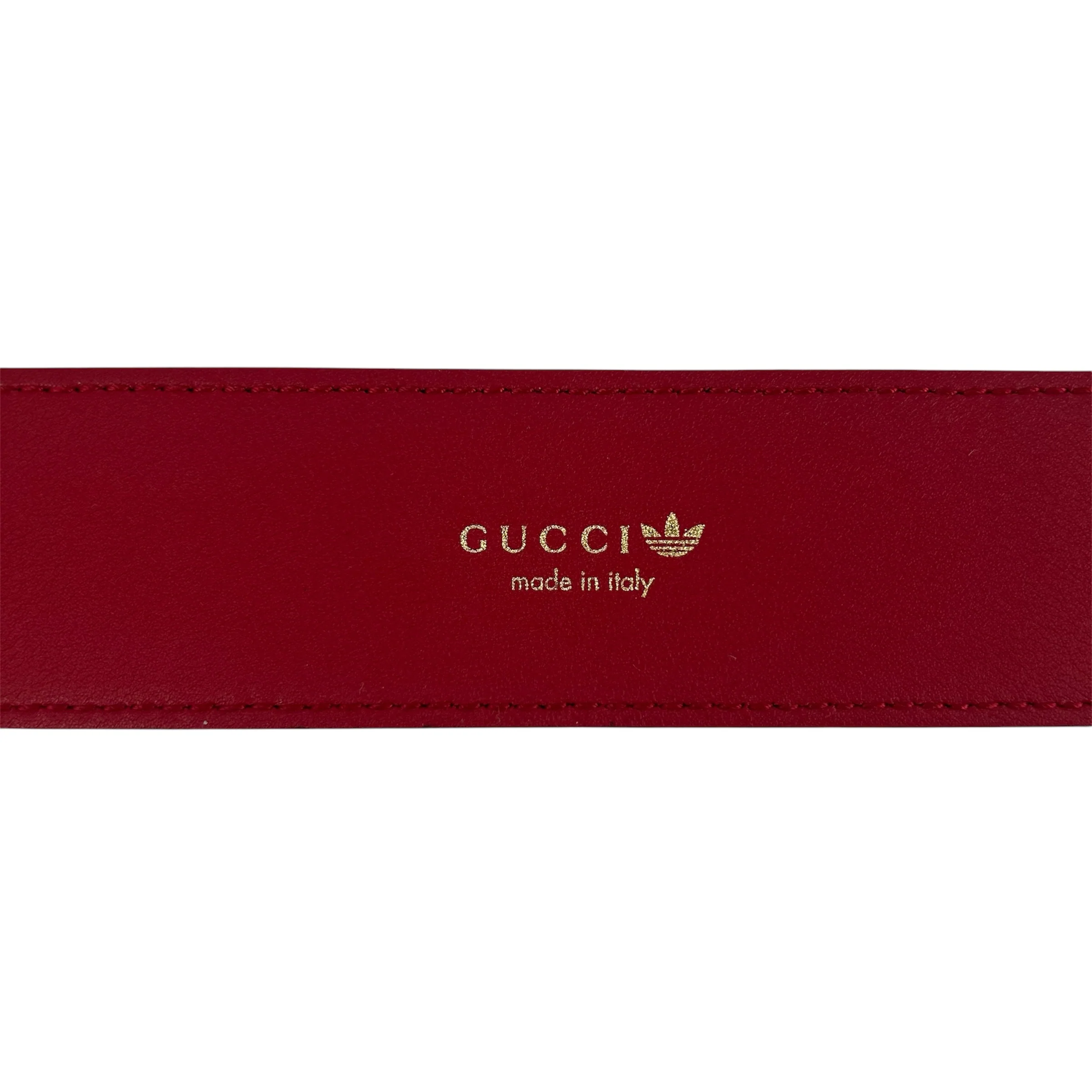 GUCCI/adidas/Belt/Leather/RED/406831 u4dat 85 34 525040