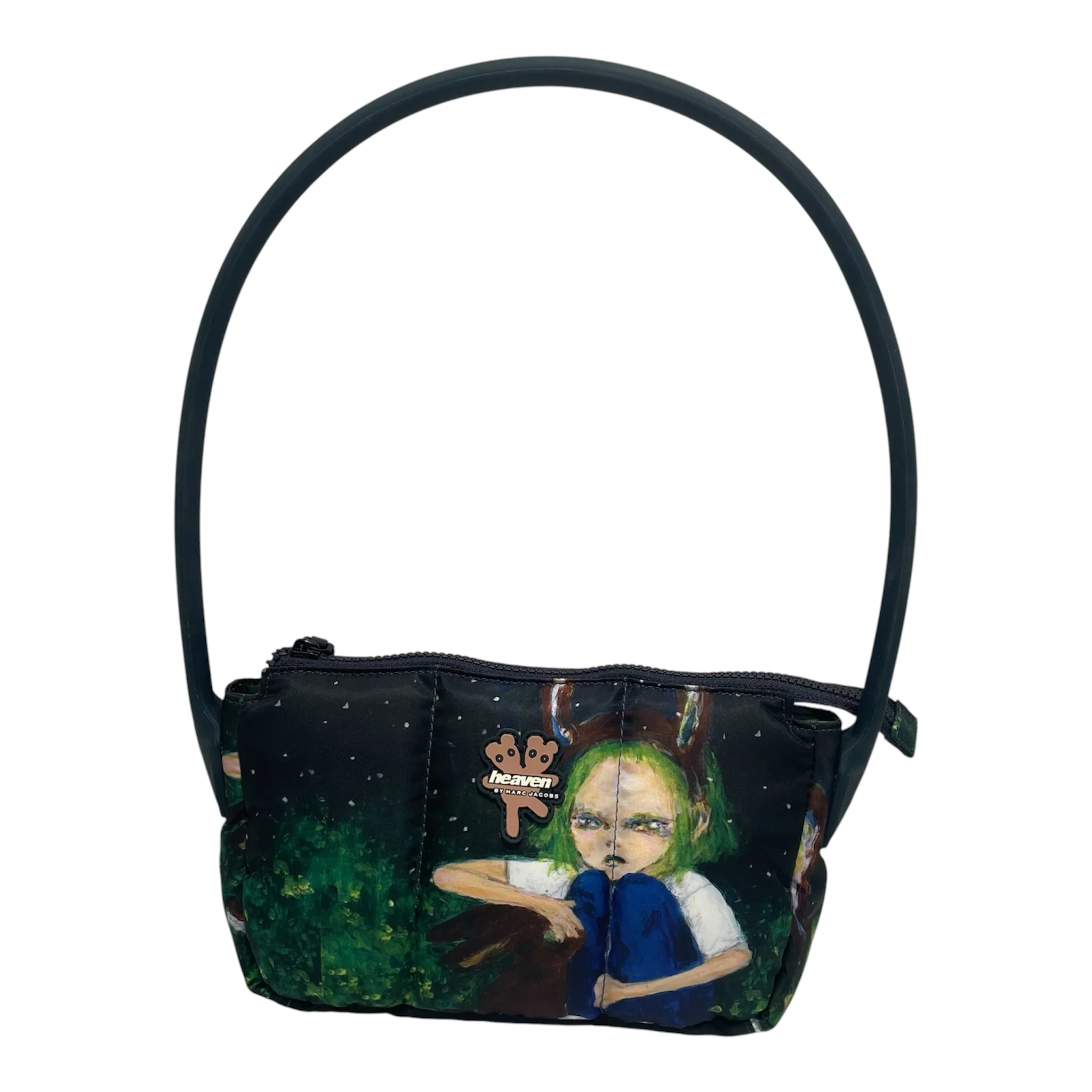 Heaven By Marc Jacobs/Bag/All Over Print/Nylon/BLK/girl and bunny