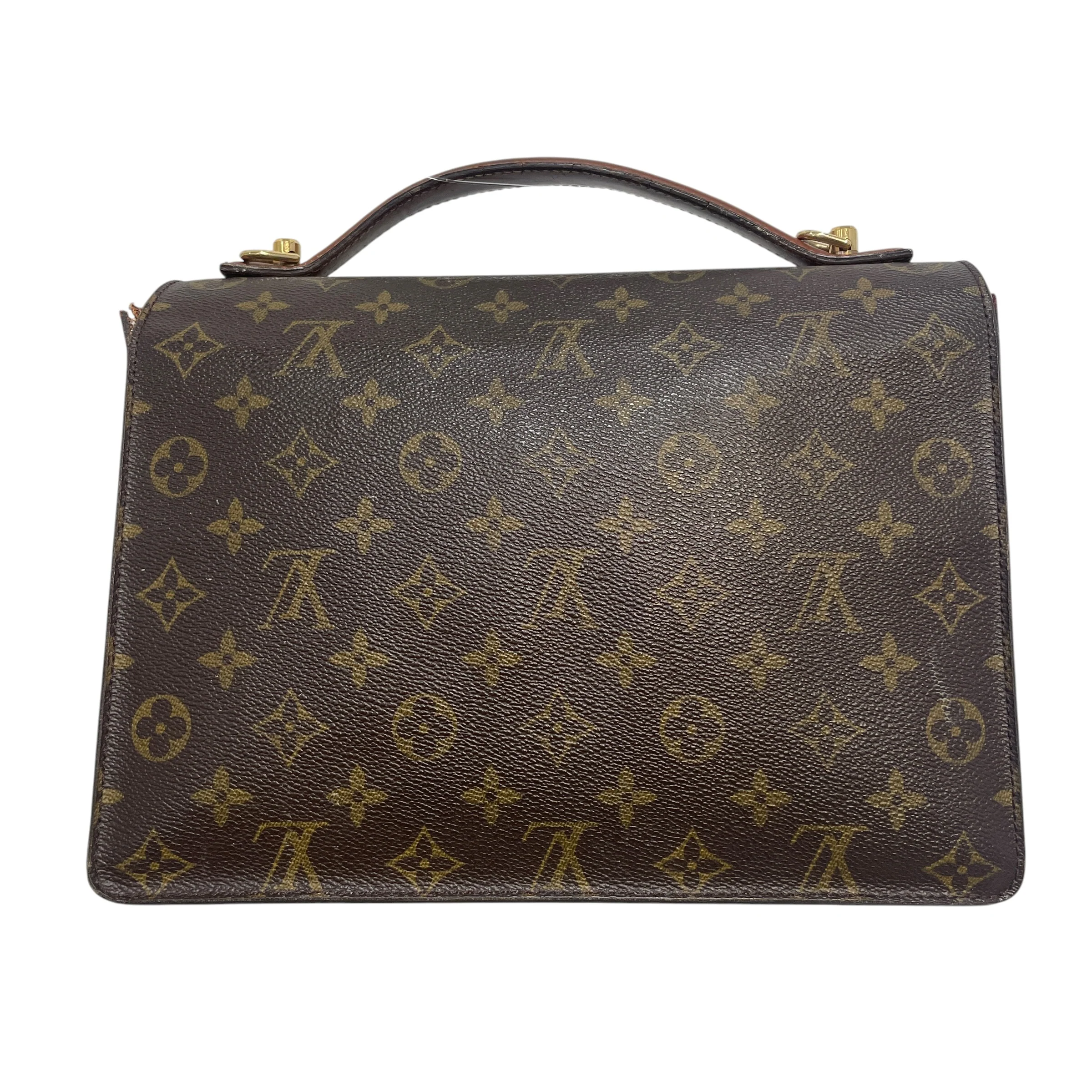 LOUIS VUITTON/Hand Bag/Monogram/Leather/BRW/Monceau Mono 28 Bag SR0051