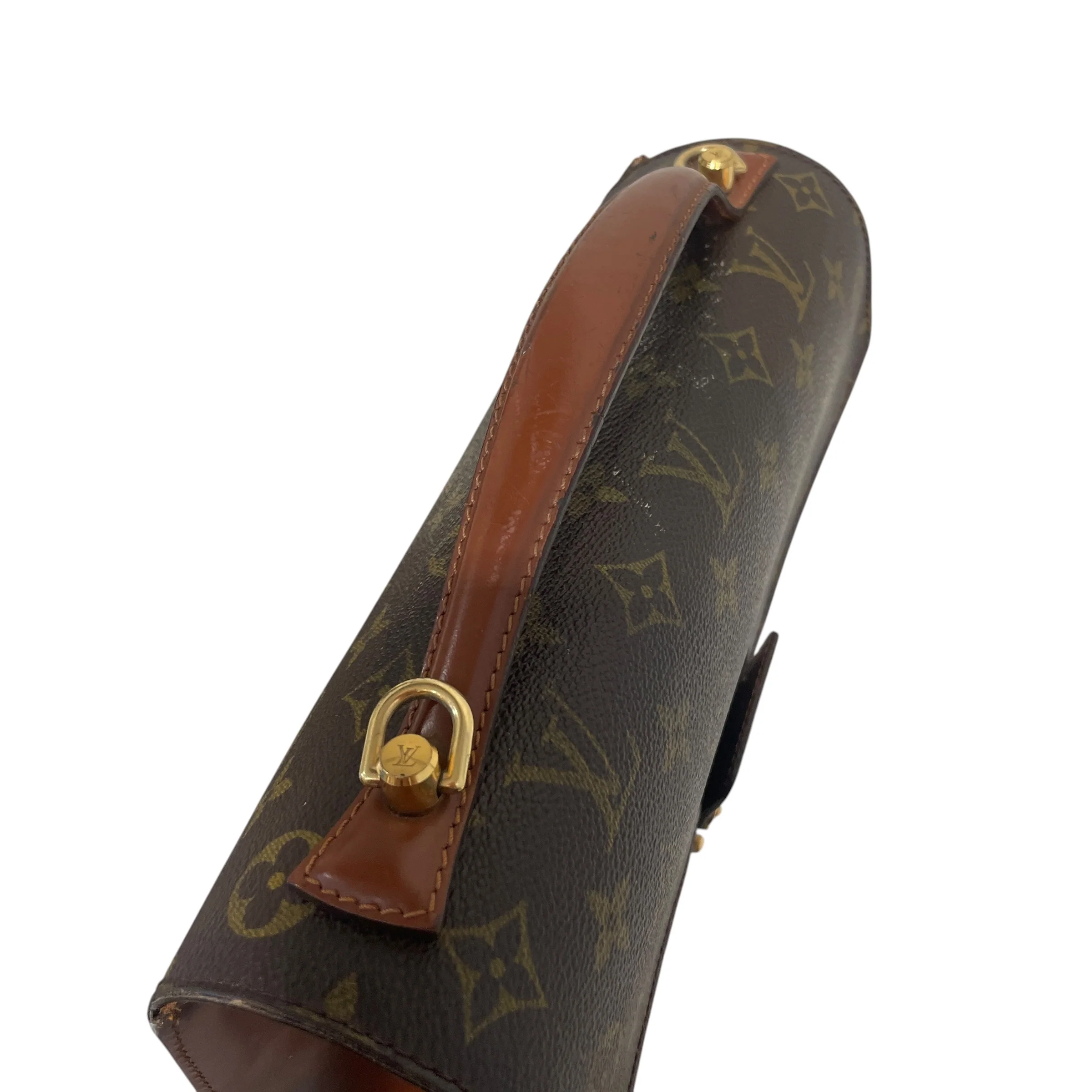 LOUIS VUITTON/Hand Bag/Monogram/Leather/BRW/Monceau Mono 28 Bag SR0051