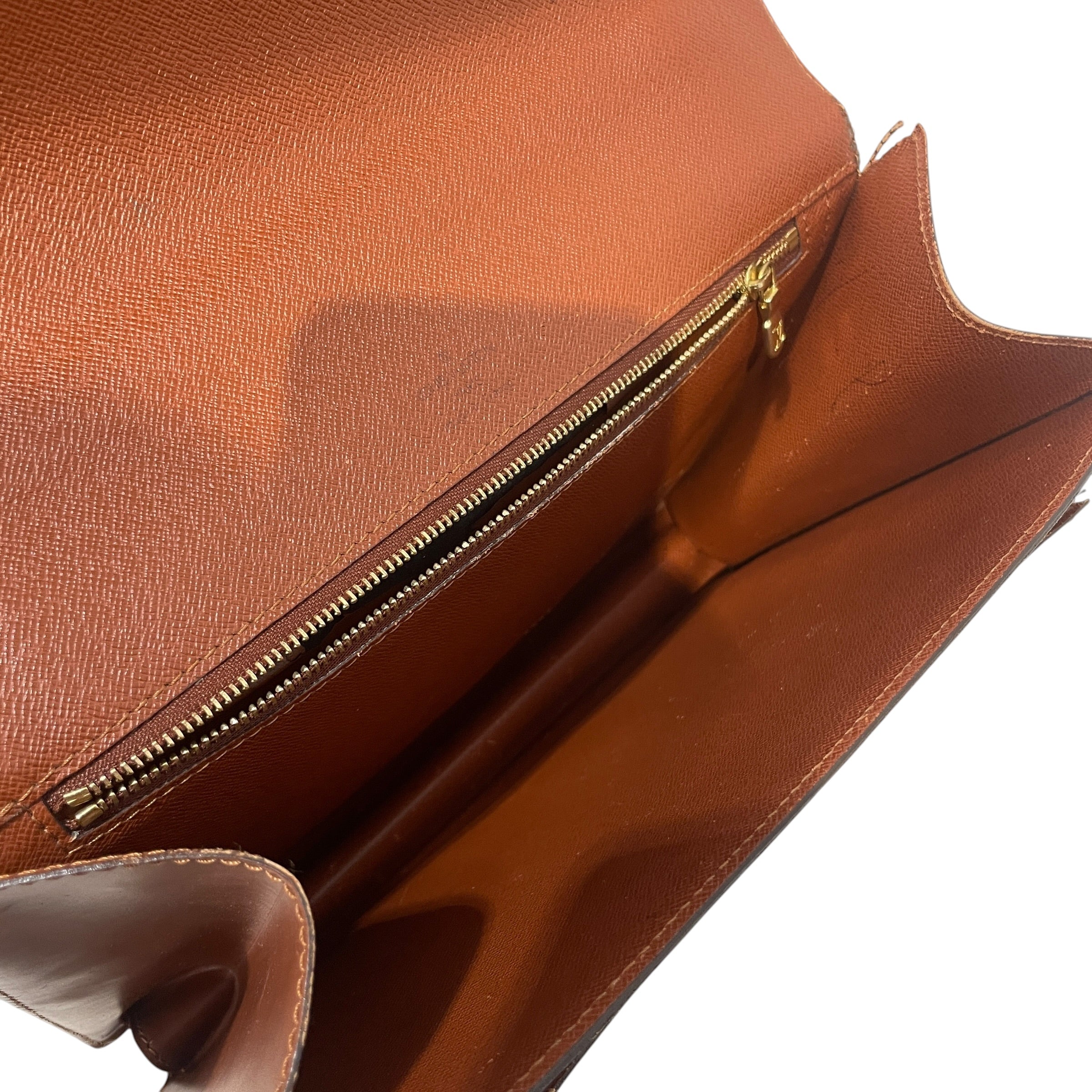 LOUIS VUITTON/Hand Bag/Monogram/Leather/BRW/Monceau Mono 28 Bag SR0051