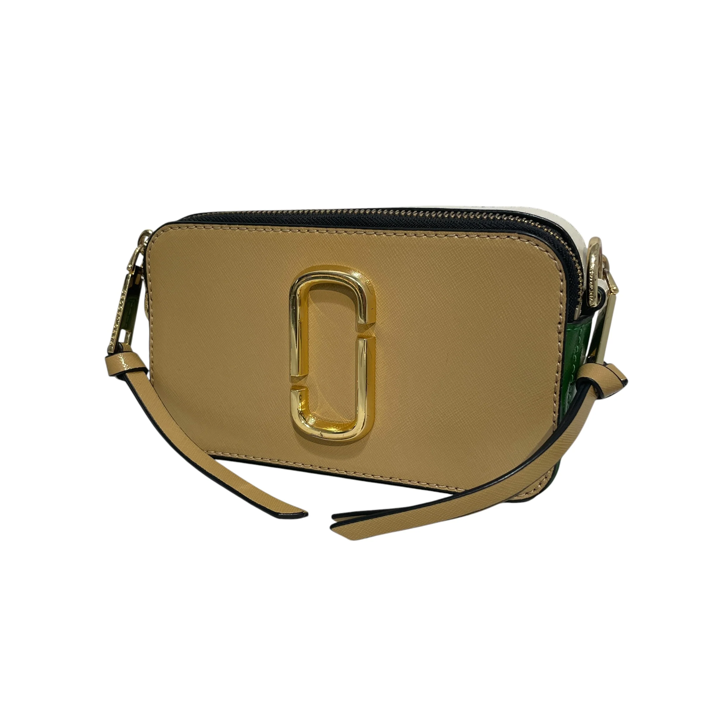 MARC JACOBS/Cross Body Bag/Leather/GRN/SnapShot Sandcastle CrossBody