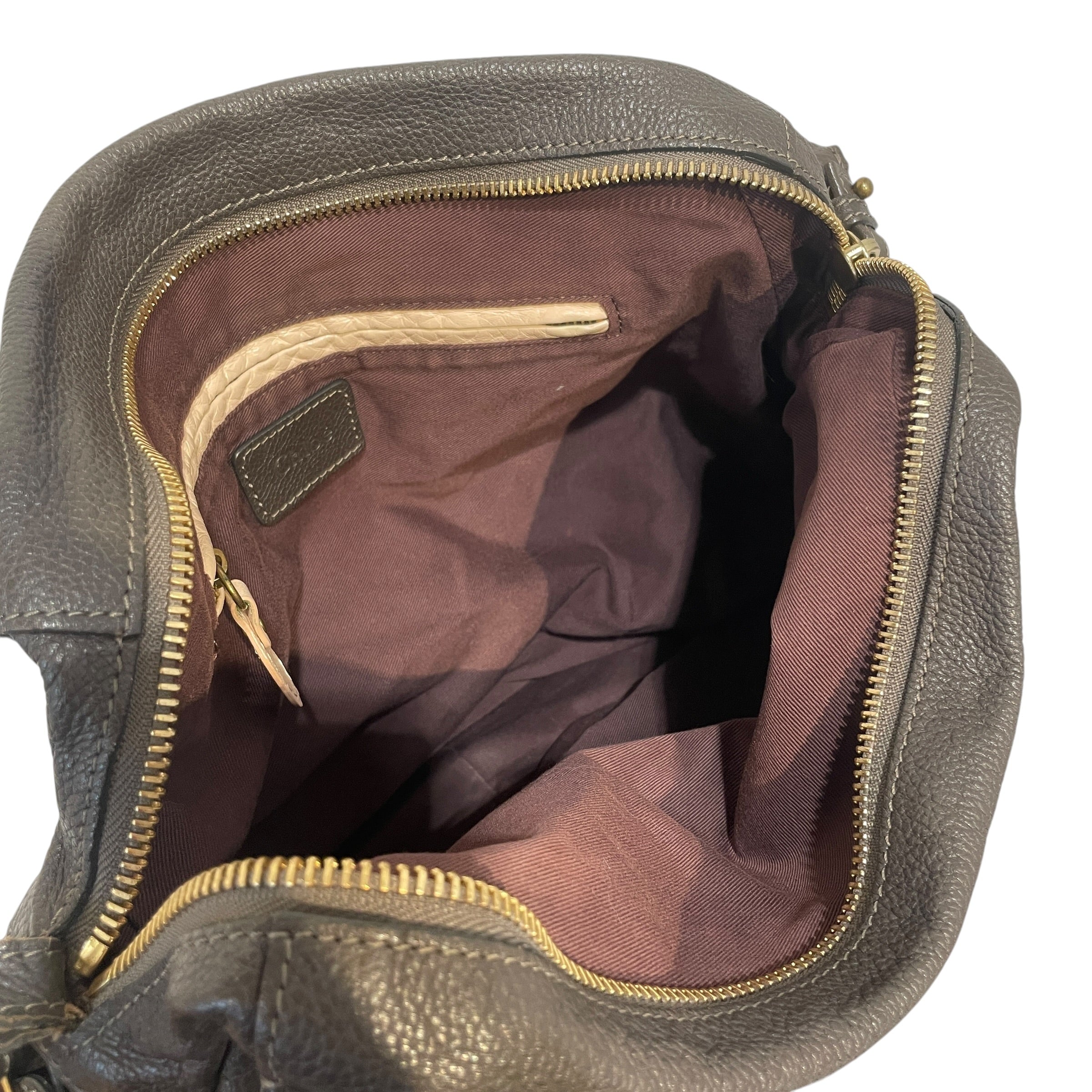 Chloe/Hand Bag/Leather/GRY/Paraty Large
