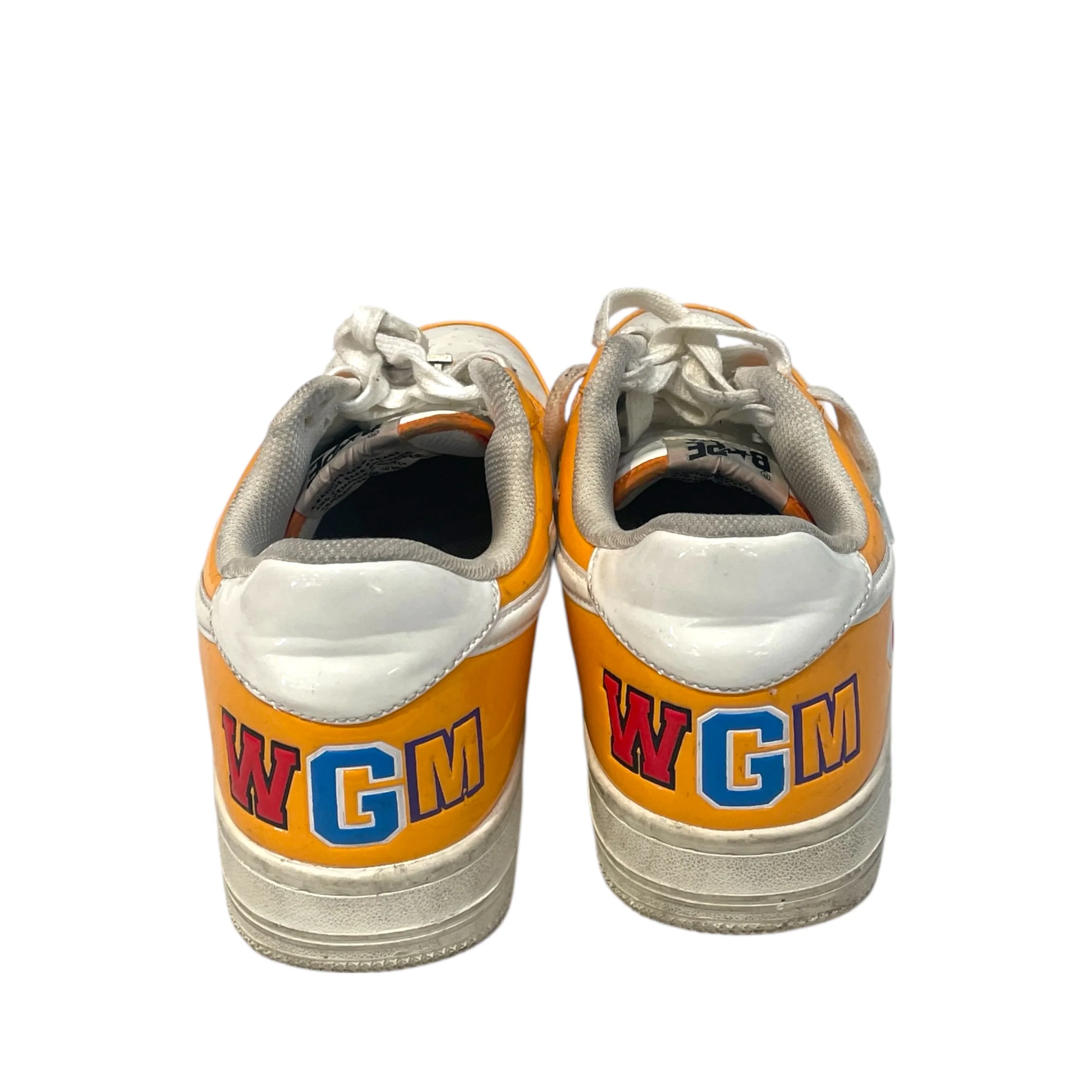 BAPE STA!/Low-Sneakers/US 9.5/Leather/ORN/