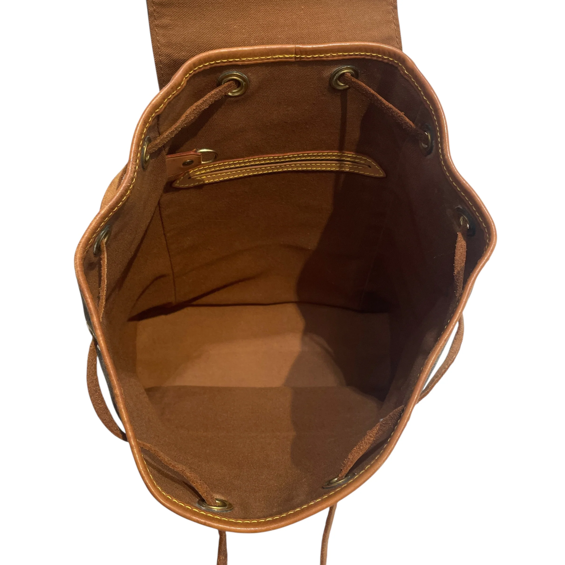 LOUIS VUITTON/Backpack/Monogram/Leather/BRW/Monogram Montsouris MM