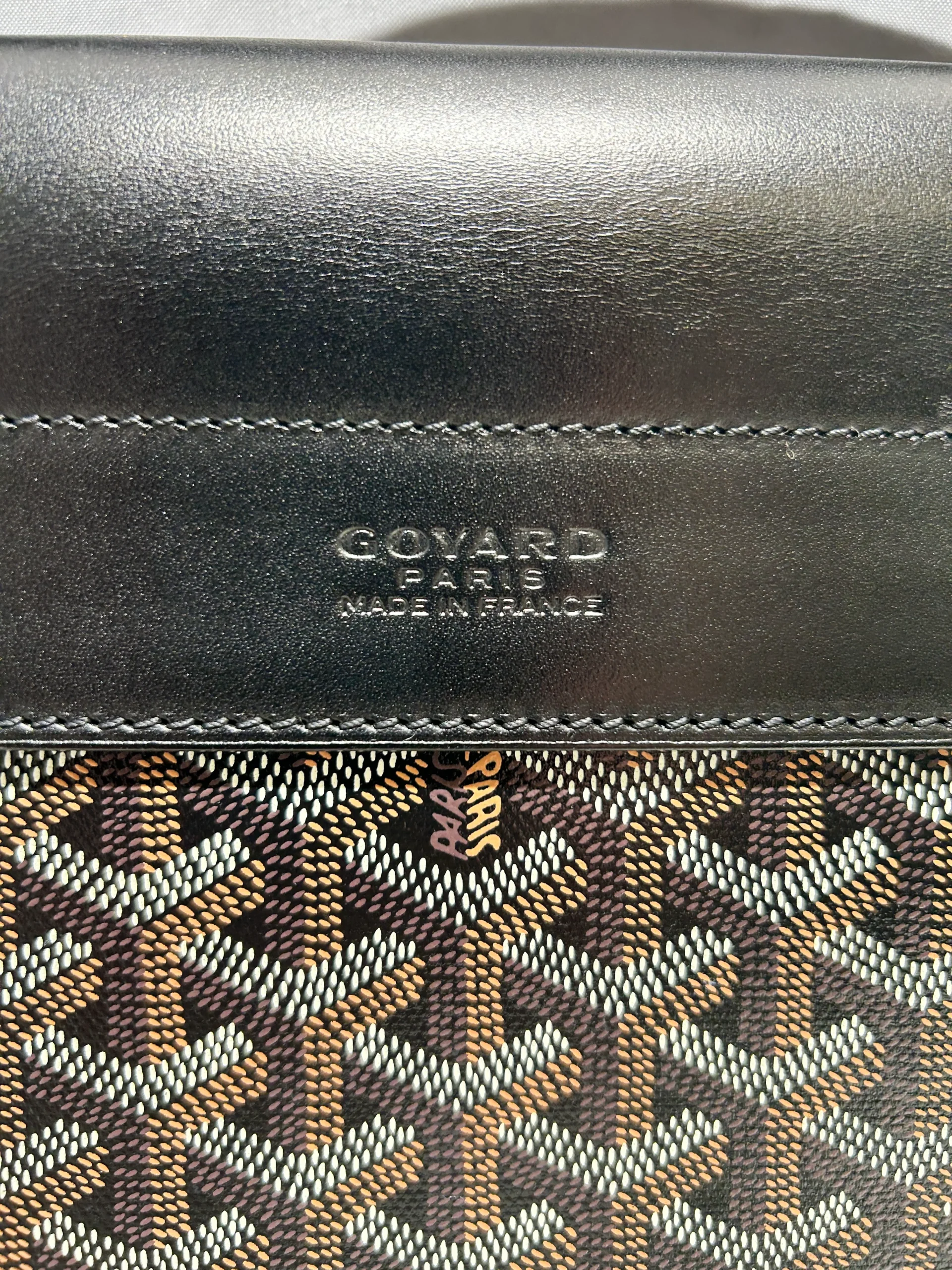 GOYARD/Briefcase/Monogram/BLK/goyardine buckle briefcase