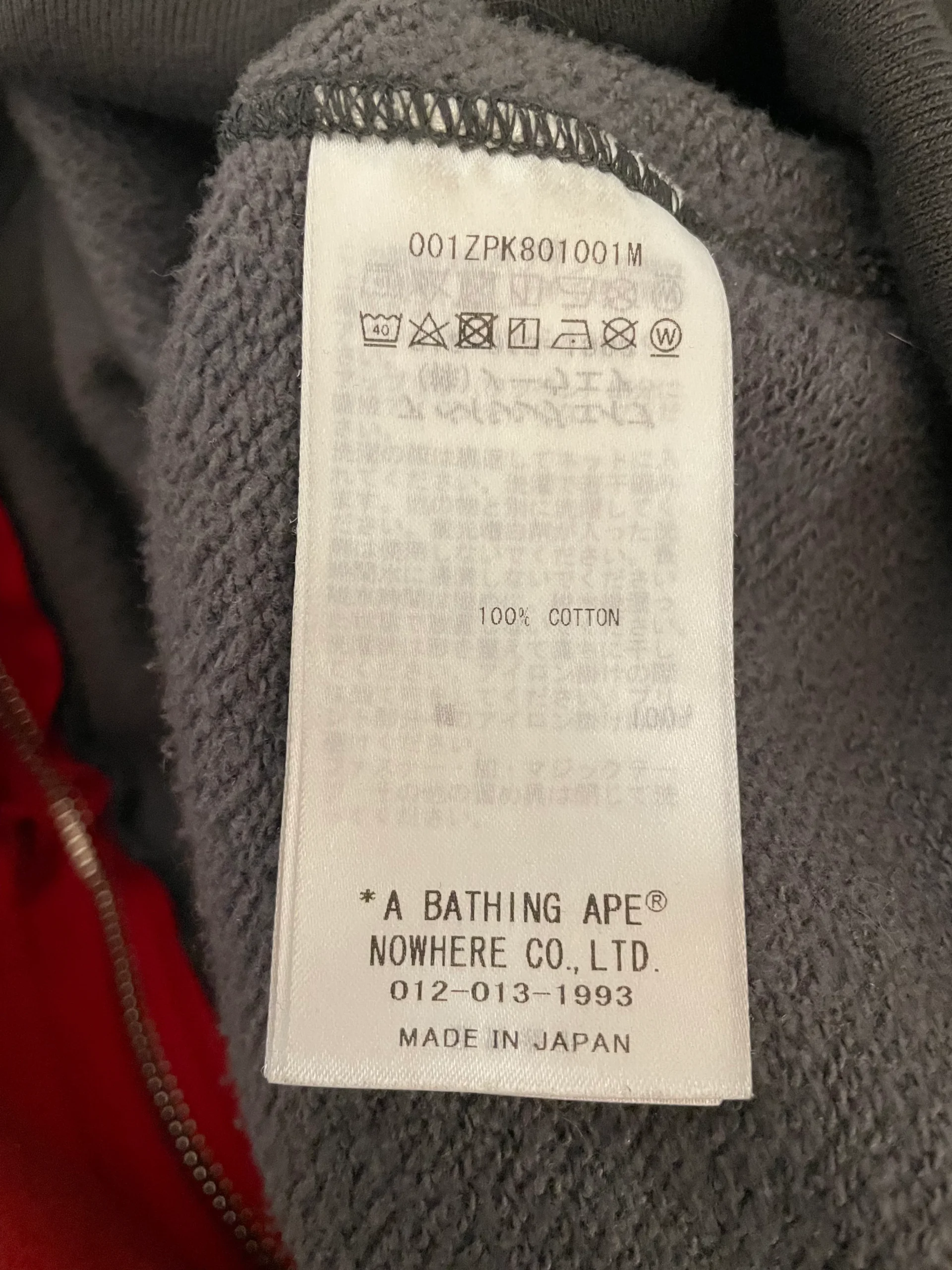 A BATHING APE/Zip Up Hoodie/XL/Camouflage/Cotton/MLT/Split Camo Shark Zip