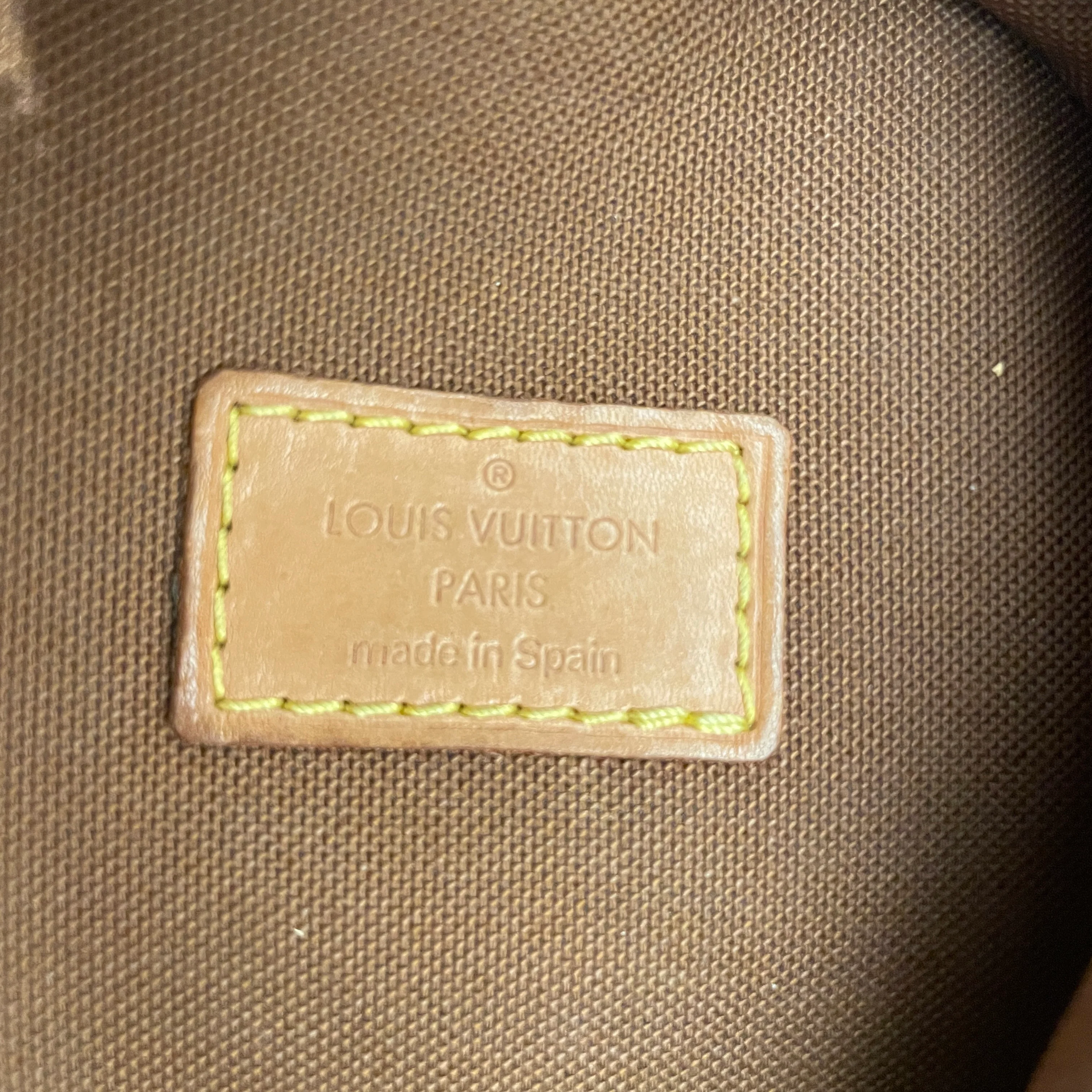 LOUIS VUITTON/Cross Body Bag/All Over Print/Leather/BRW/POUCHETTE