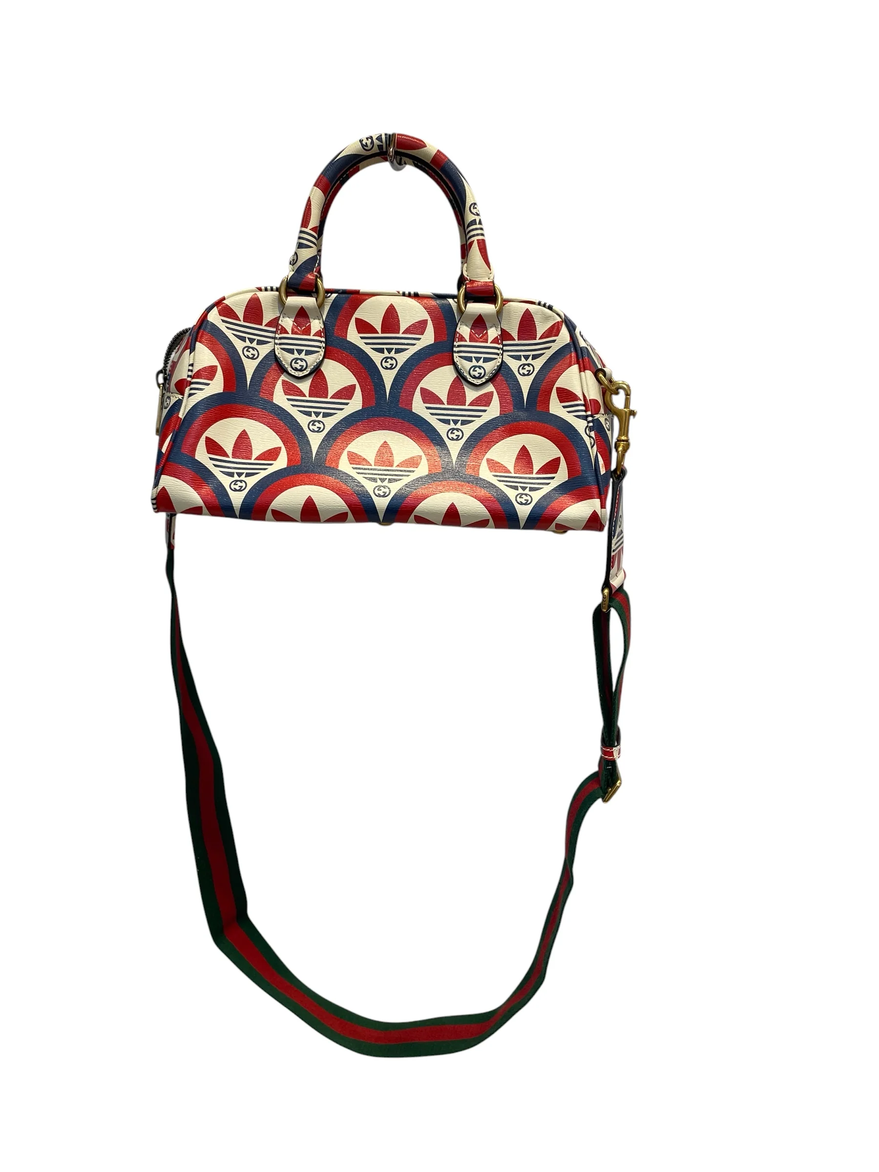 GUCCI/adidas/Bag/Monogram/Leather/MLT/RED/BLUE/WHITE