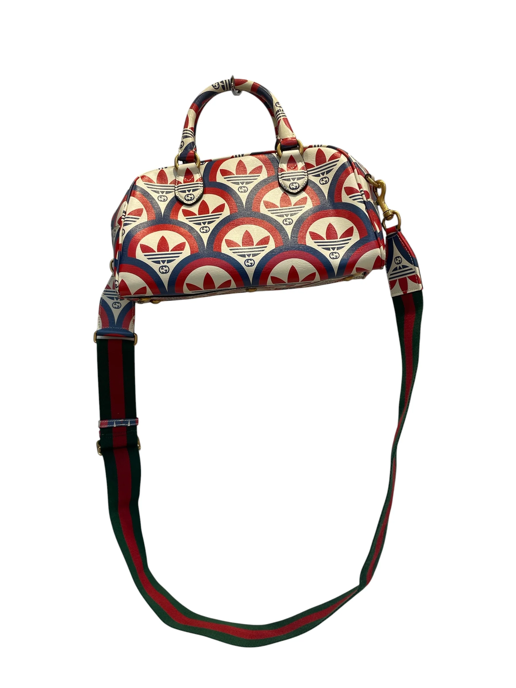 GUCCI/adidas/Bag/Monogram/Leather/MLT/RED/BLUE/WHITE