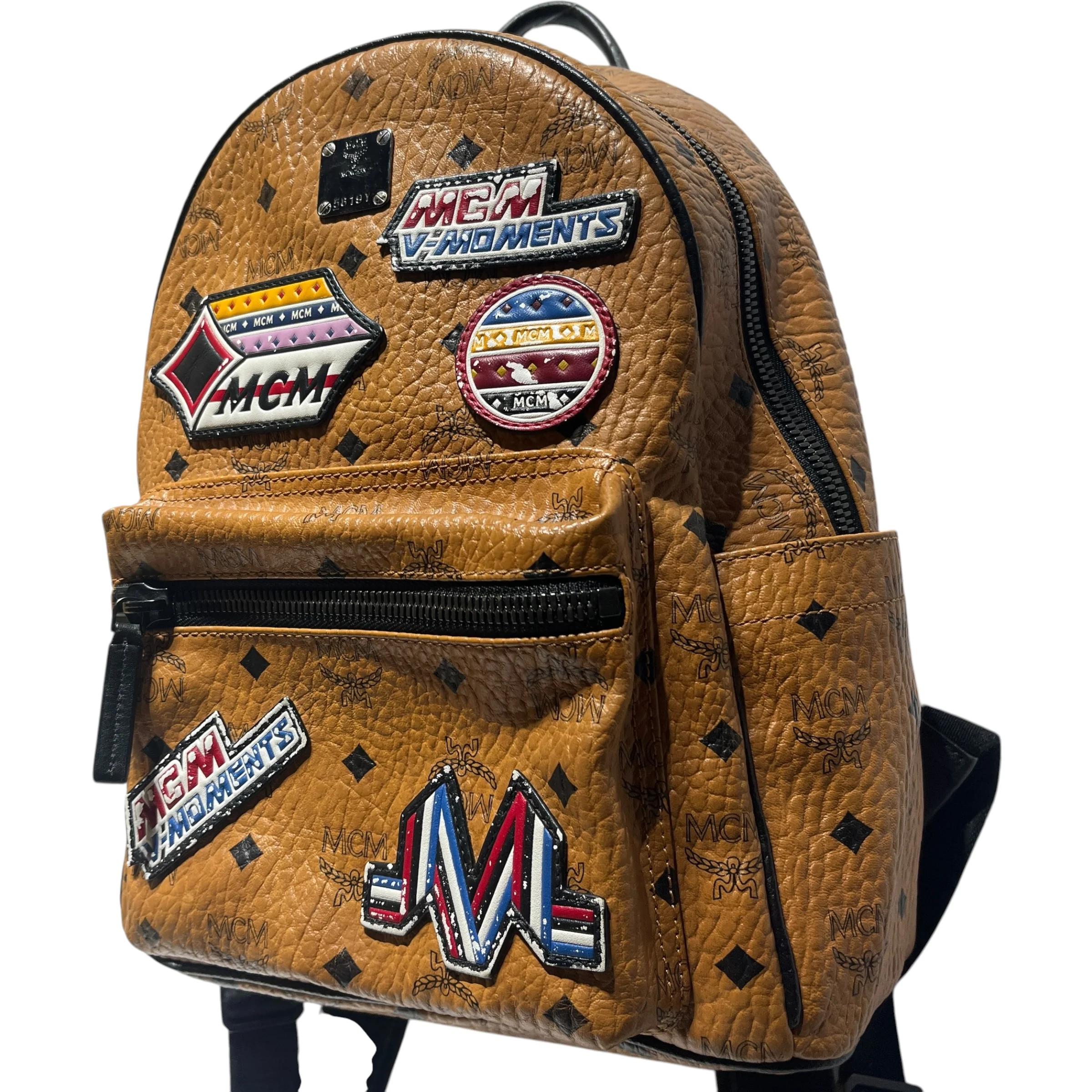 MCM/Backpack/Monogram/Leather/CML/patches