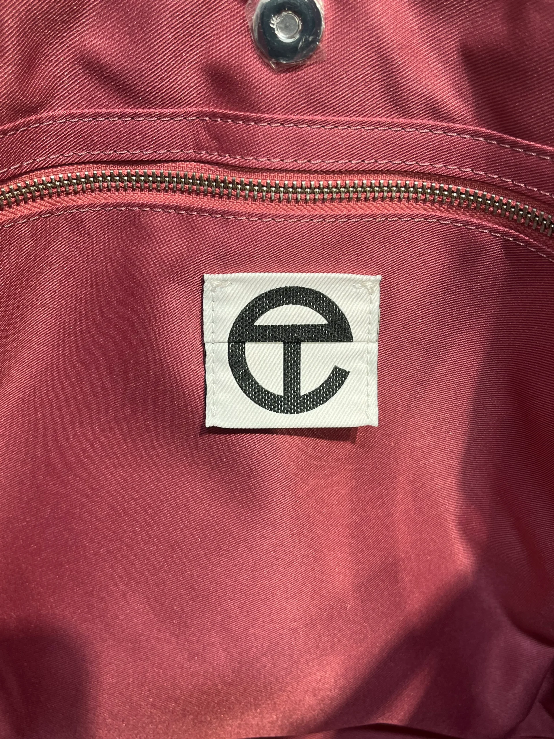 Telfar/Bag/Faux Leather/PNK/LARGE SHOPPER TOTE CORNED BEEF