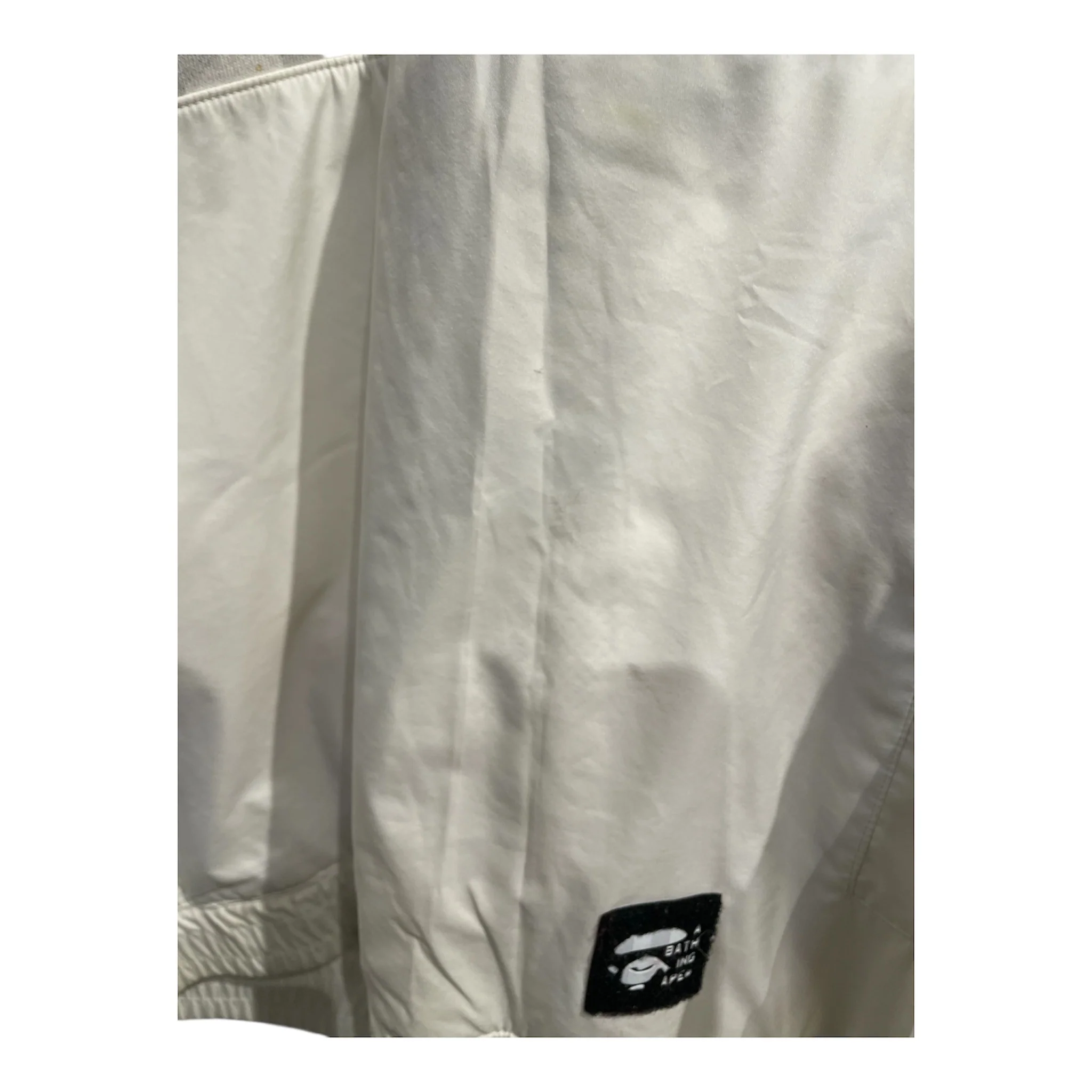 A BATHING APE/Hoodie/L/Camouflage/Cotton/WHT/GLOW IN THE DARK CAMO