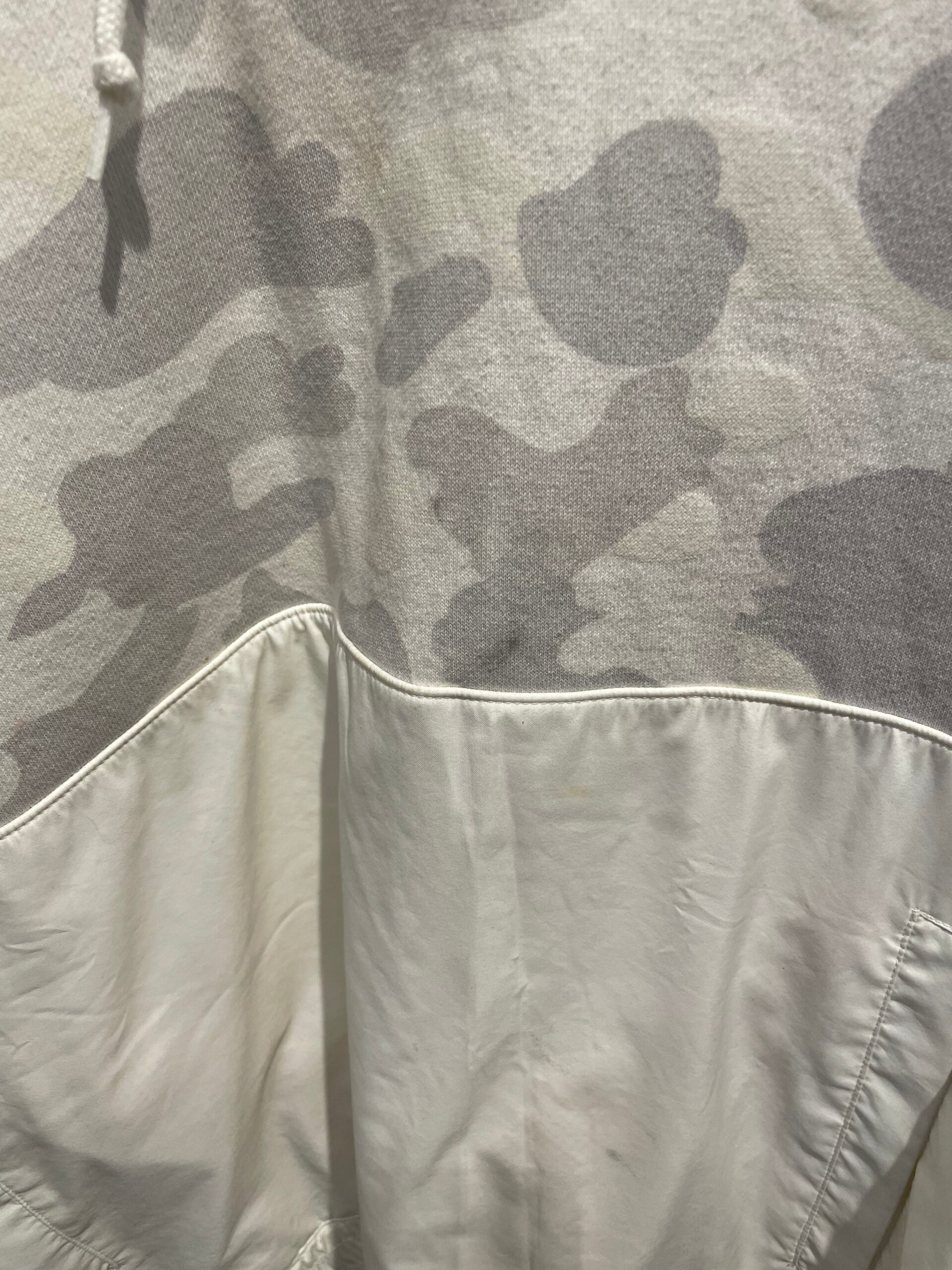 A BATHING APE/Hoodie/L/Camouflage/Cotton/WHT/GLOW IN THE DARK CAMO