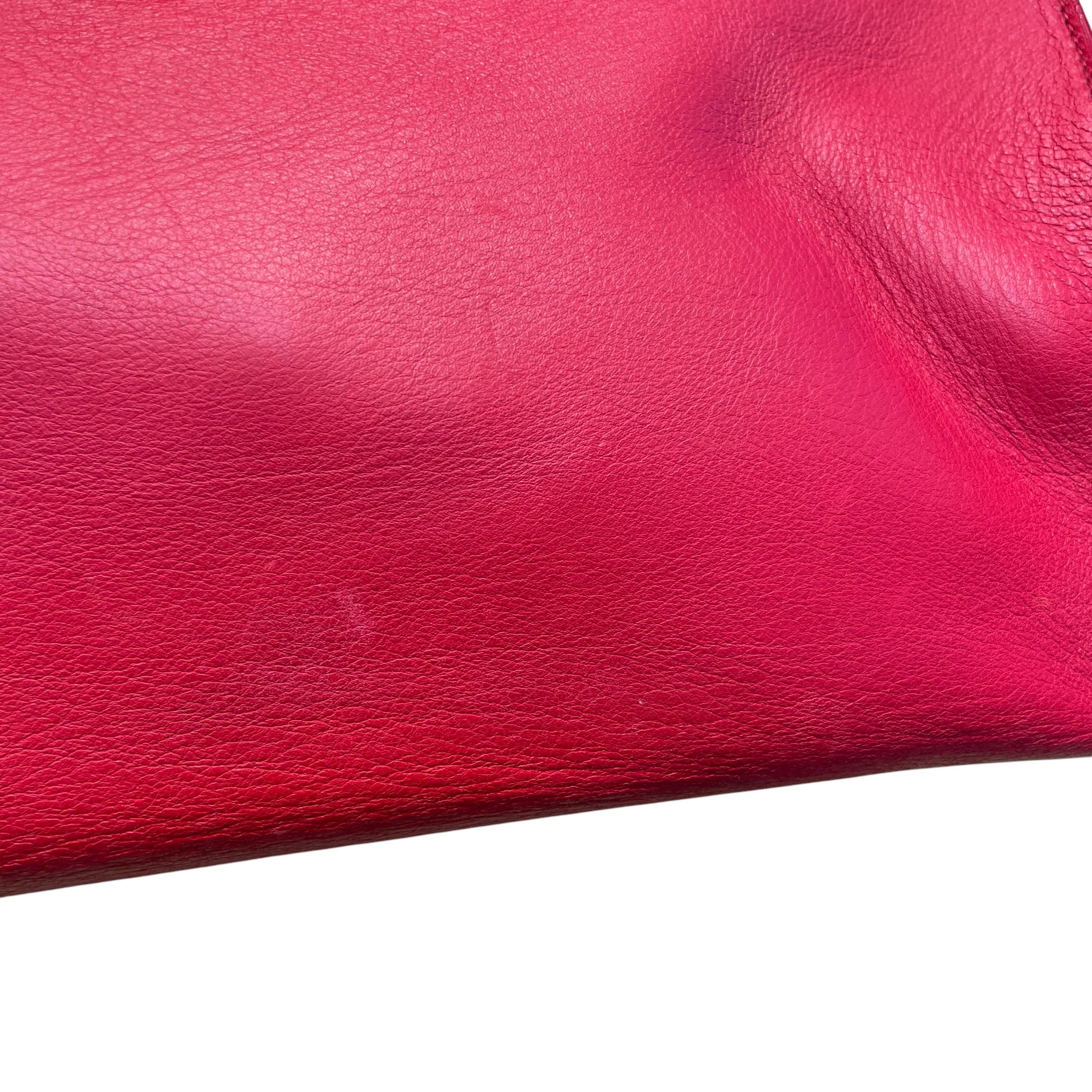 YVES SAINT LAURENT/Hand Bag/Leather/RED/Y Cabas Small