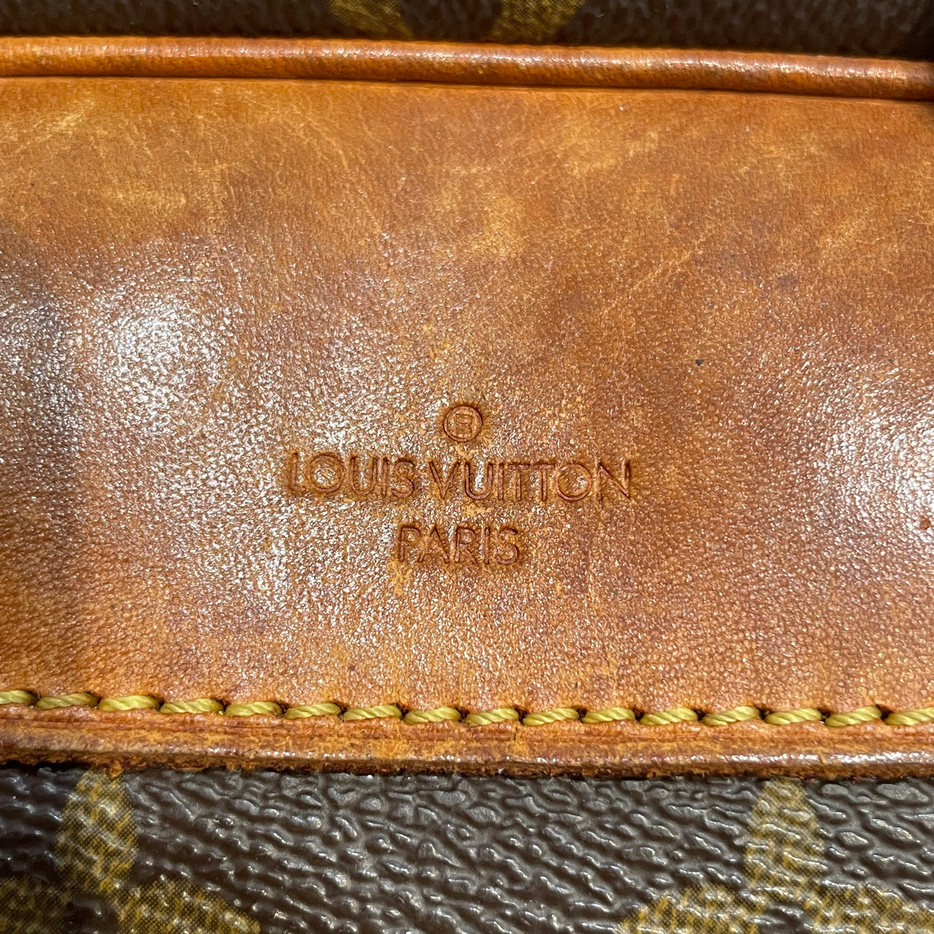 LOUIS VUITTON/Hand Bag/Monogram/Leather/BRW/Deauville Hand Bag