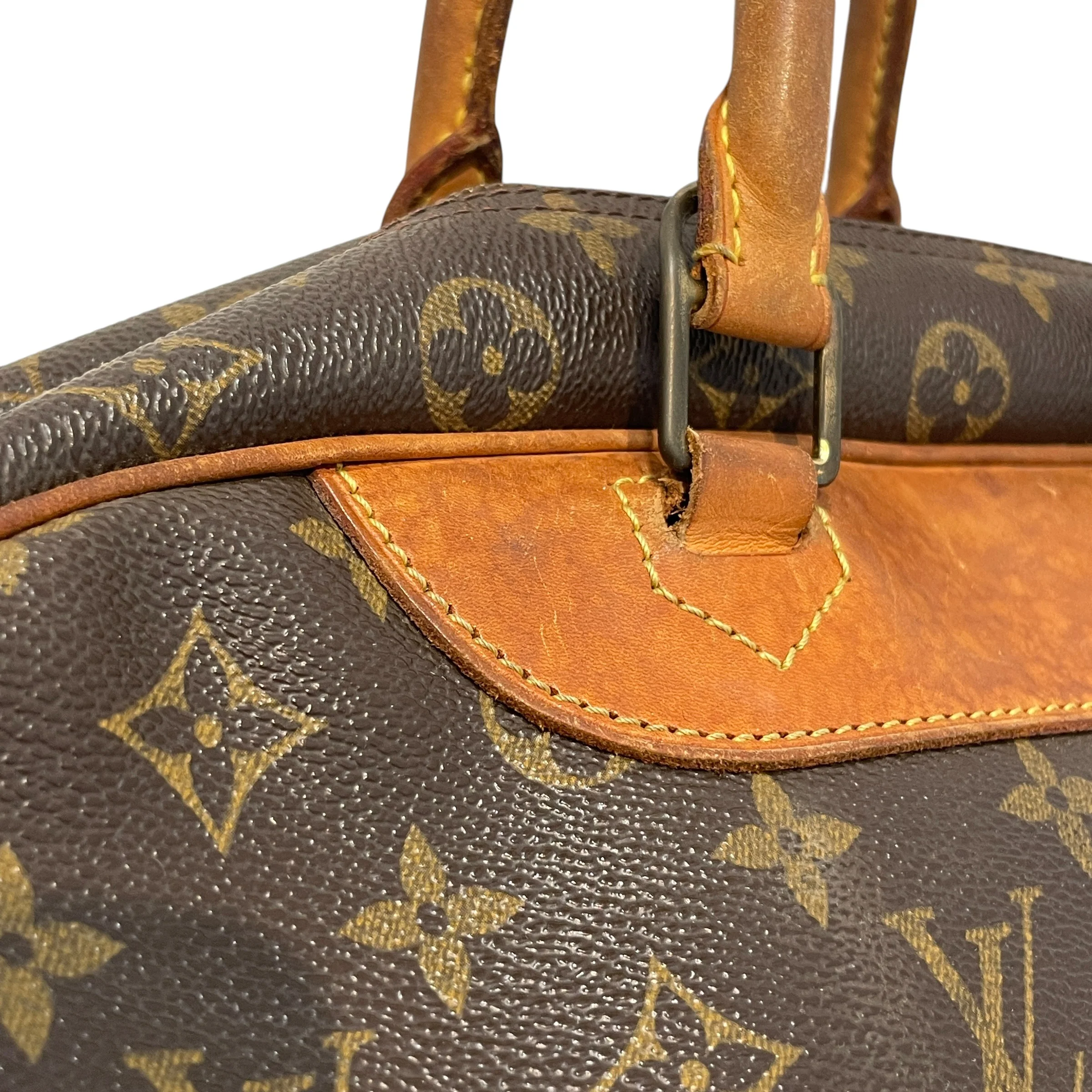 LOUIS VUITTON/Hand Bag/Monogram/Leather/BRW/Deauville Hand Bag