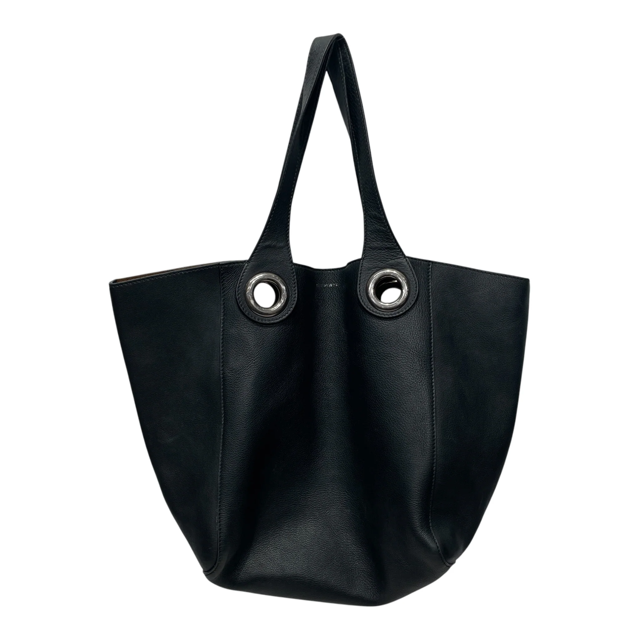 BURBERRY/Tote Bag/Leather/BLK/GROMMIT TOTE BURBERRY