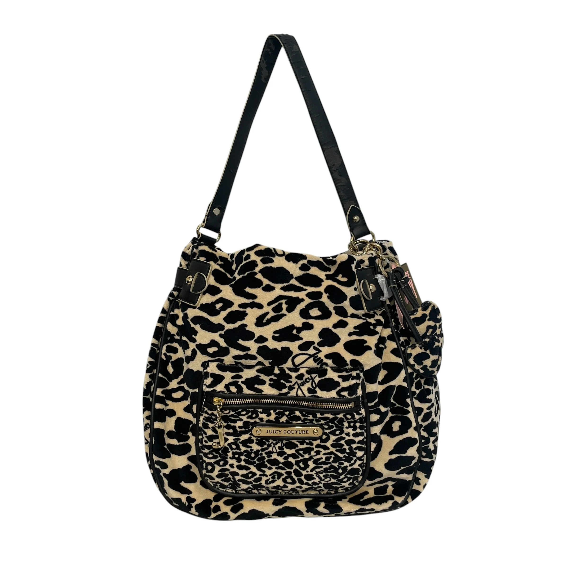 JUICY COUTURE/Hand Bag/Leopard/Cotton/BEG/2010 Leopard