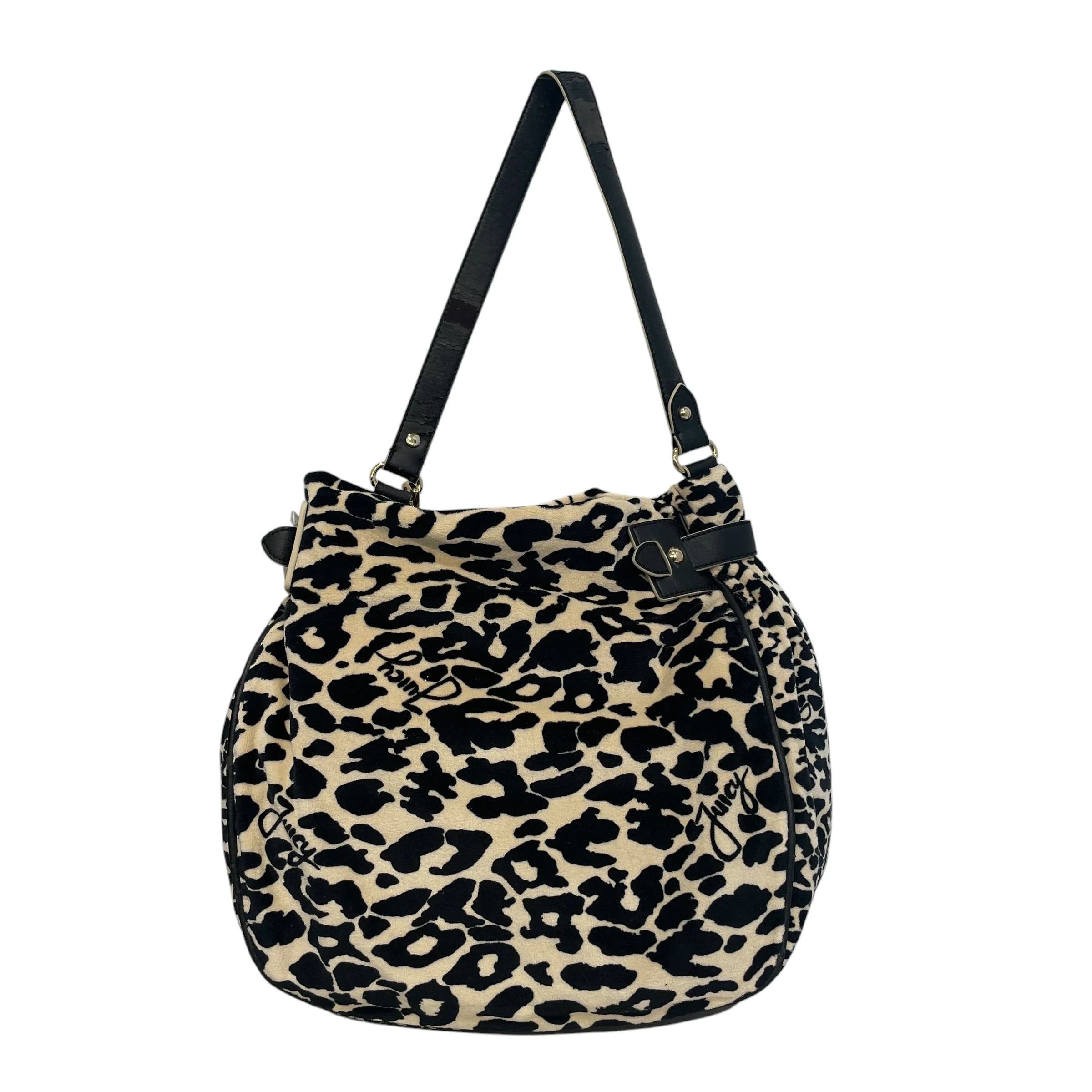 JUICY COUTURE/Hand Bag/Leopard/Cotton/BEG/2010 Leopard