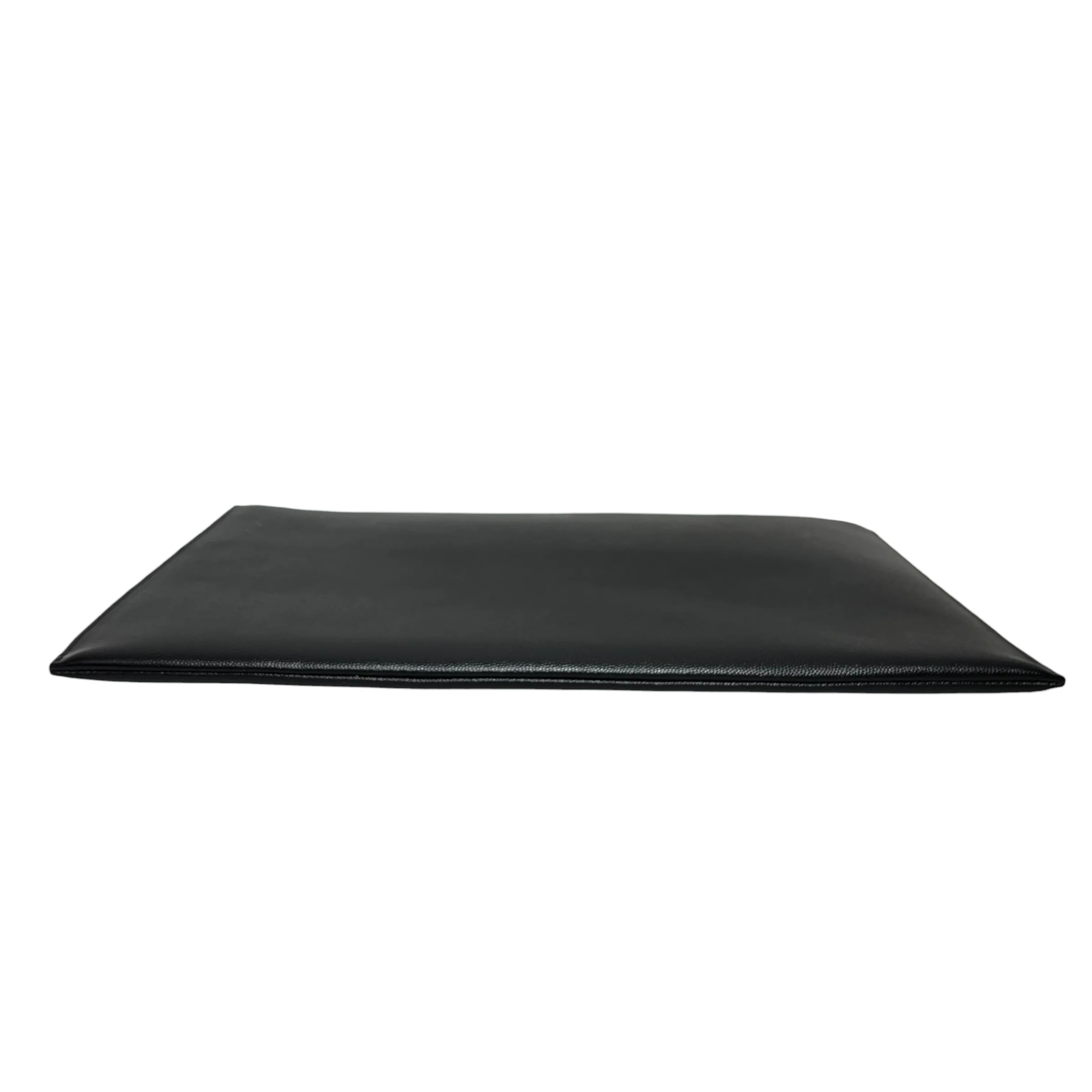 SAINT LAURENT/Pouch/Leather/BLK/Portfolio Zip