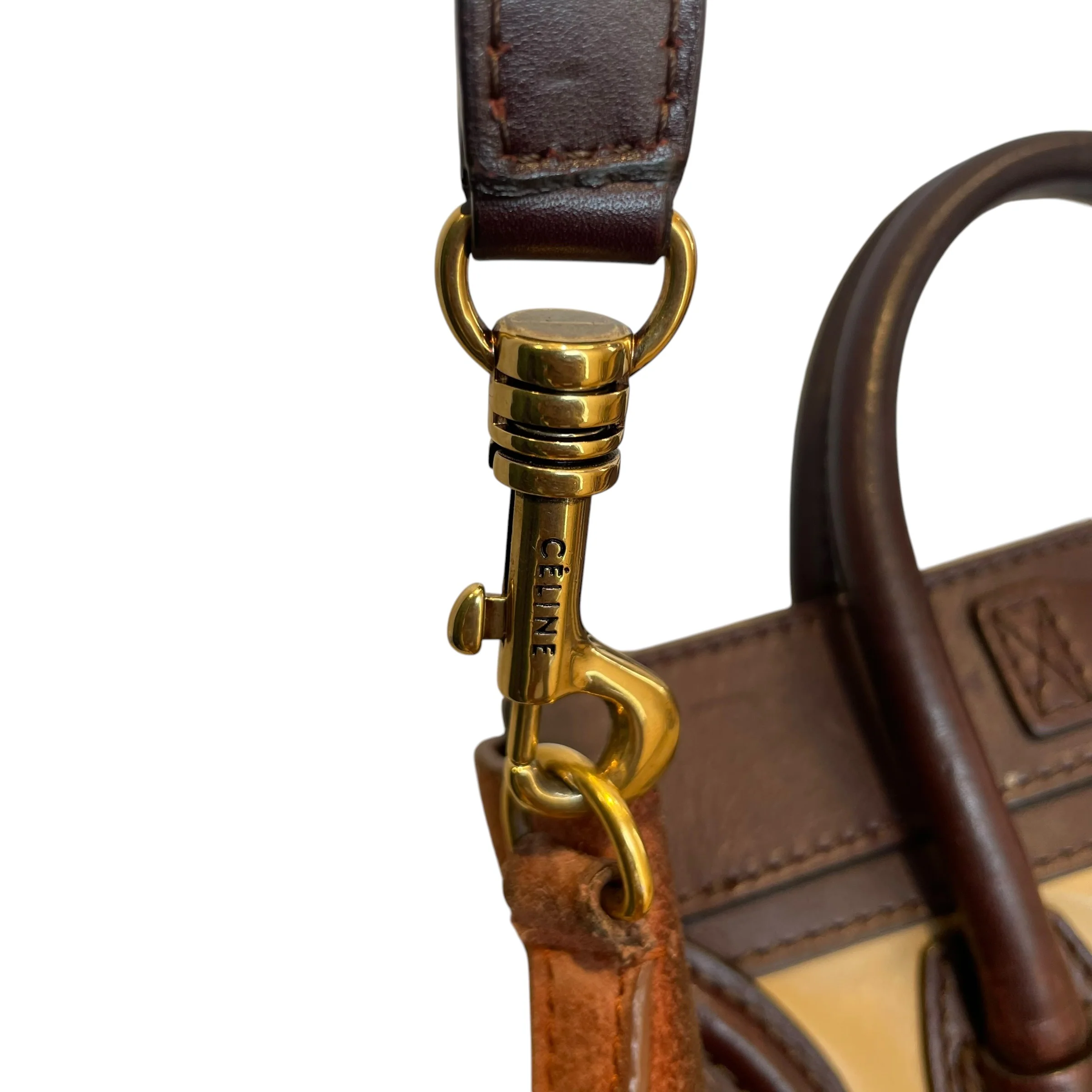 1838-celine-hand-bag-suede-brw-tri-colour-luggage-micro-4.webp CELINE/Hand Bag/Suede/BRW/TRI COLOUR LUGGAGE MICRO