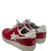 BAPE STA!/Low-Sneakers/US 10.5/Cotton/RED/red glossy bape air force