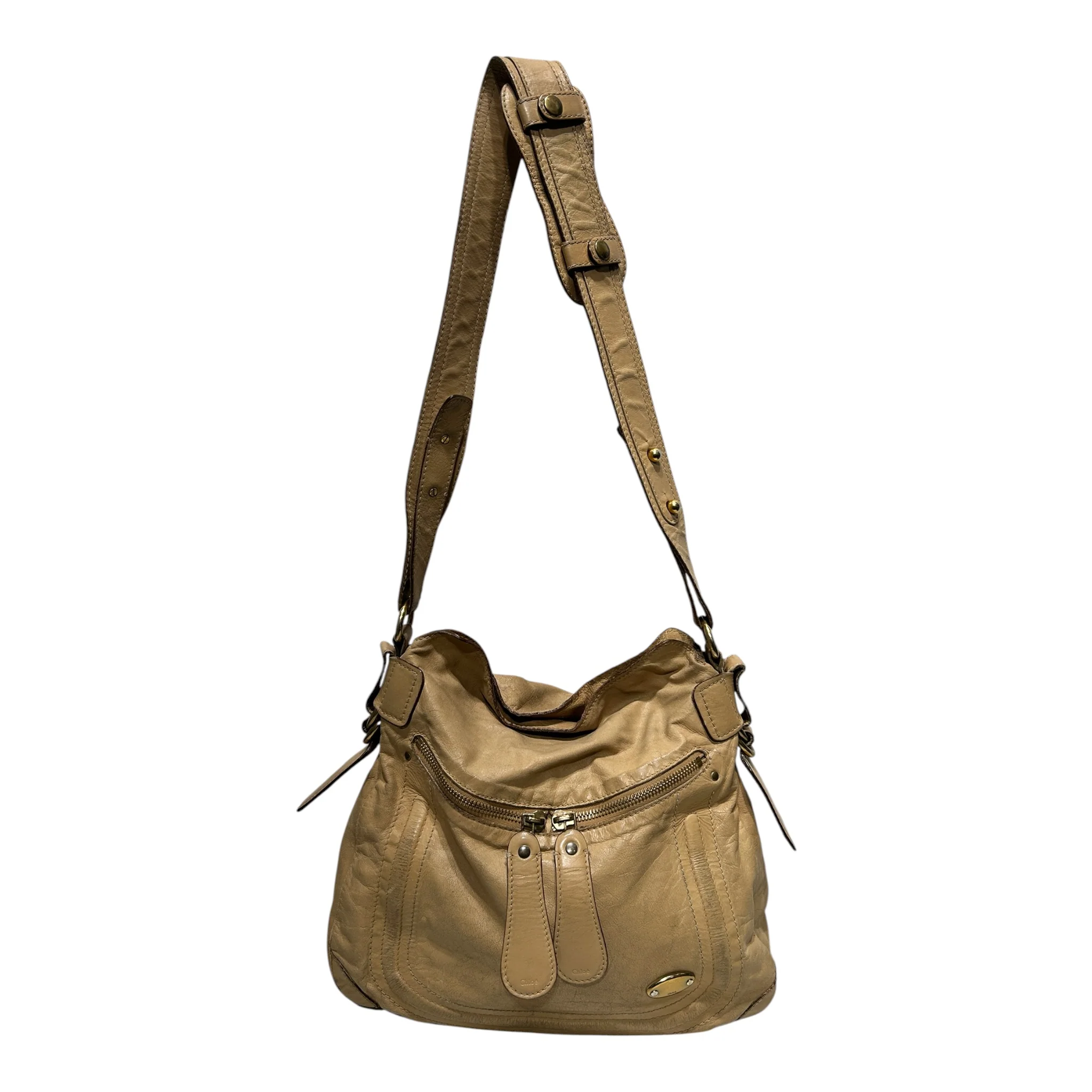 Chloe/Bag/Leather/BEG/