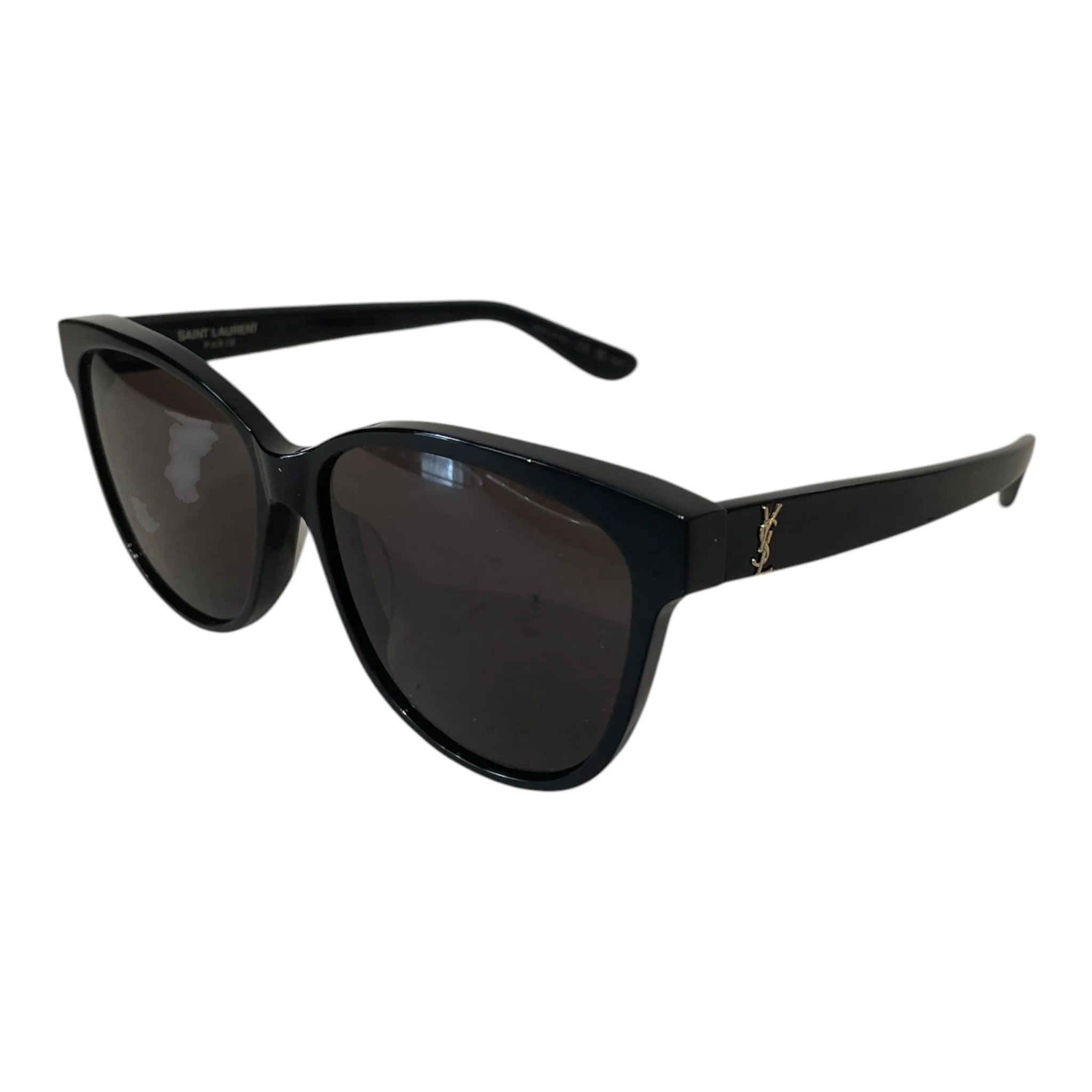 YVES SAINT LAURENT/Sunglasses/Plastic/BLK/