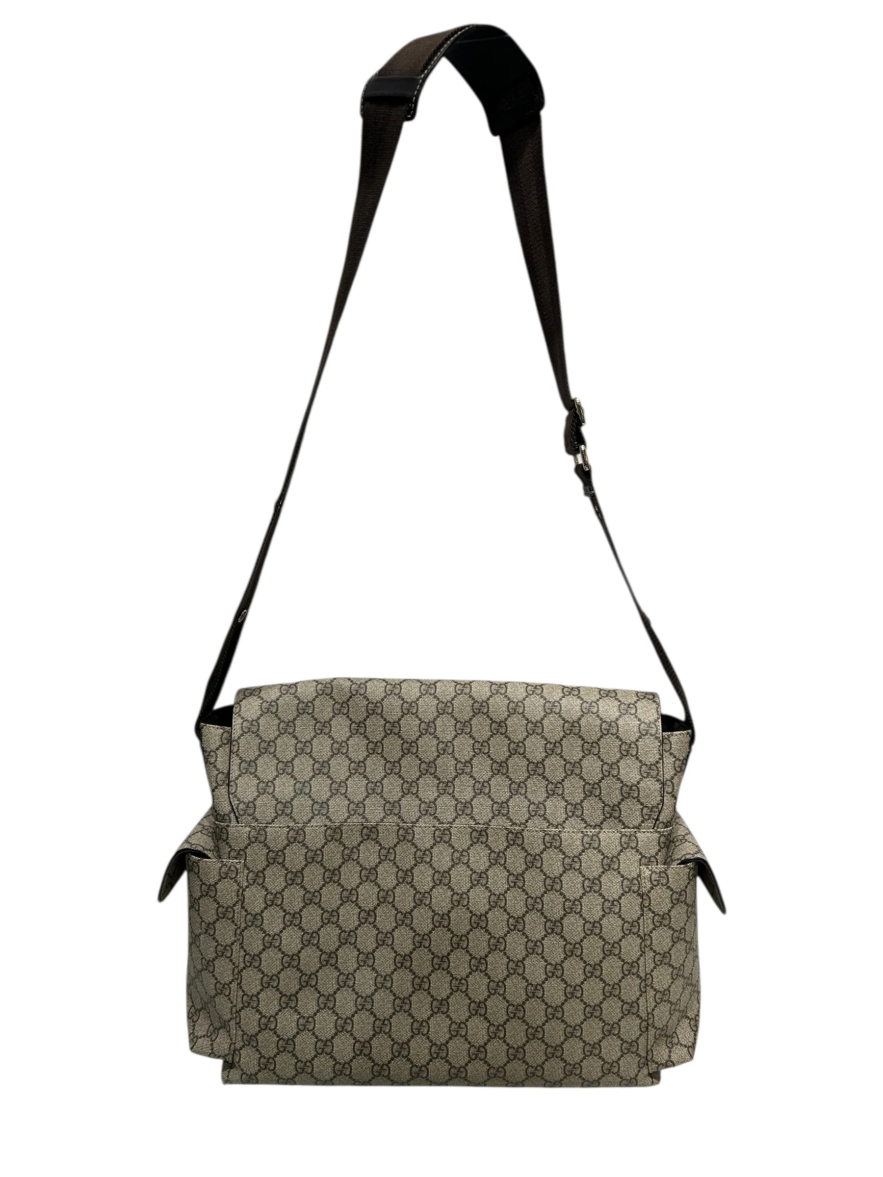 GUCCI/Bag/Monogram/Leather/BRW/SUPREME DIAPER BAG
