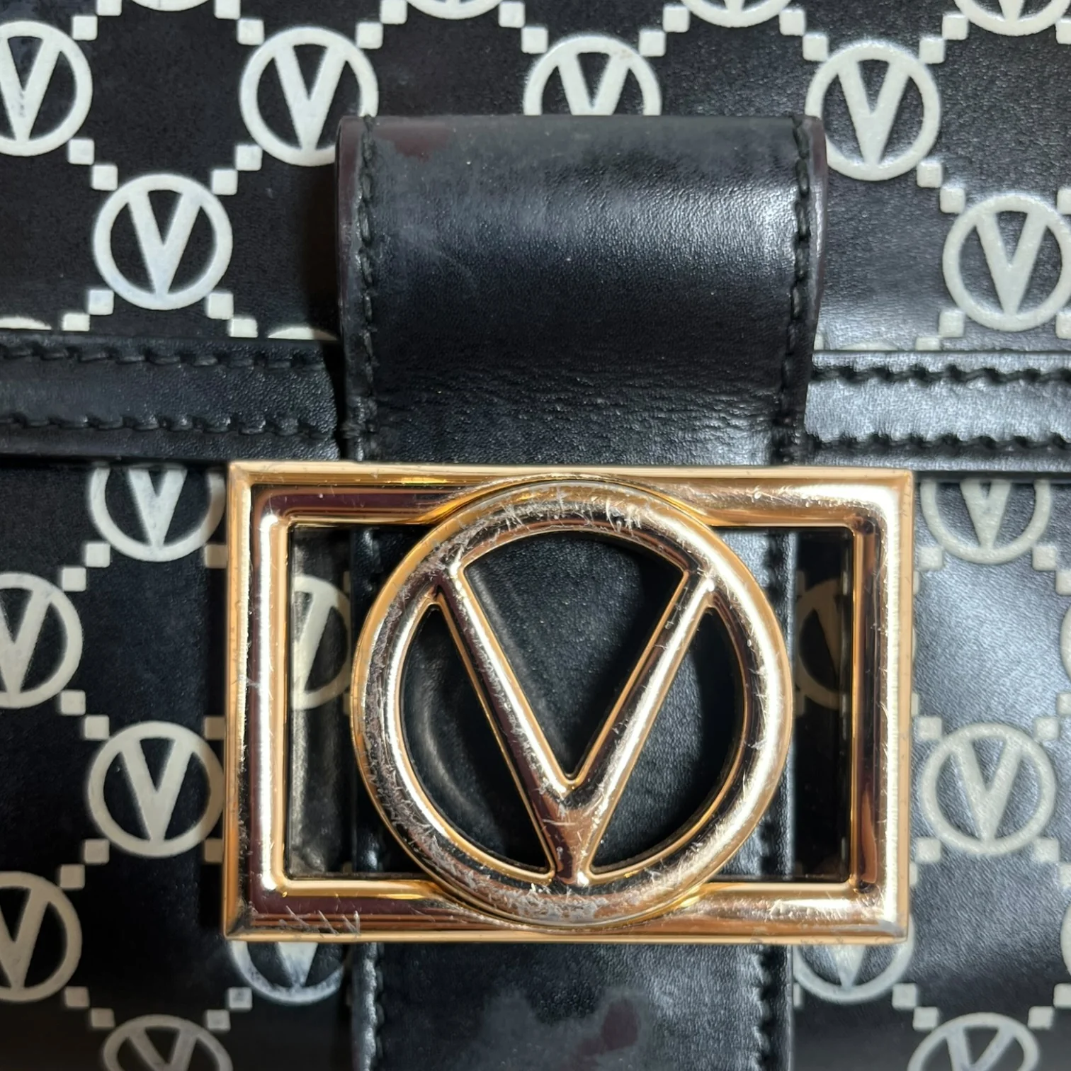 VALENTINO/Hand Bag/Leather/NVY/orlandi