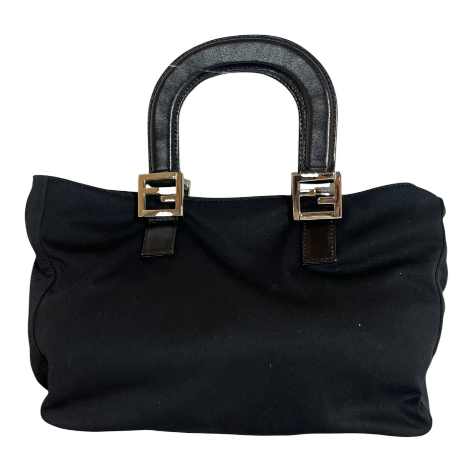 FENDI/Hand Bag/Cotton/BLK/top handle